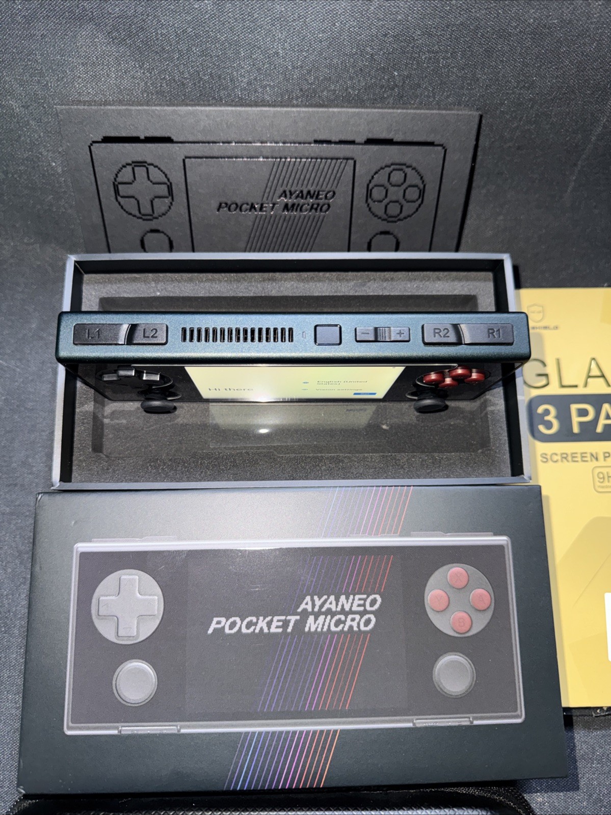 AYANEO Pocket Micro Black Handheld System Adult Owned Bundle