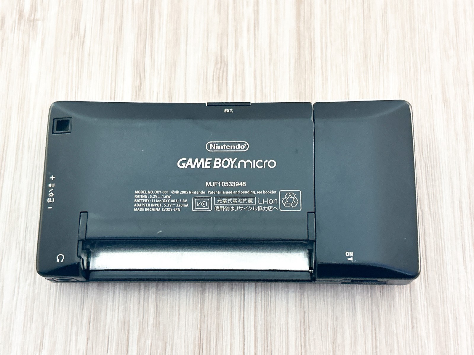 Nintendo GameBoy Micro Black Console Tested w/ Charger – Great