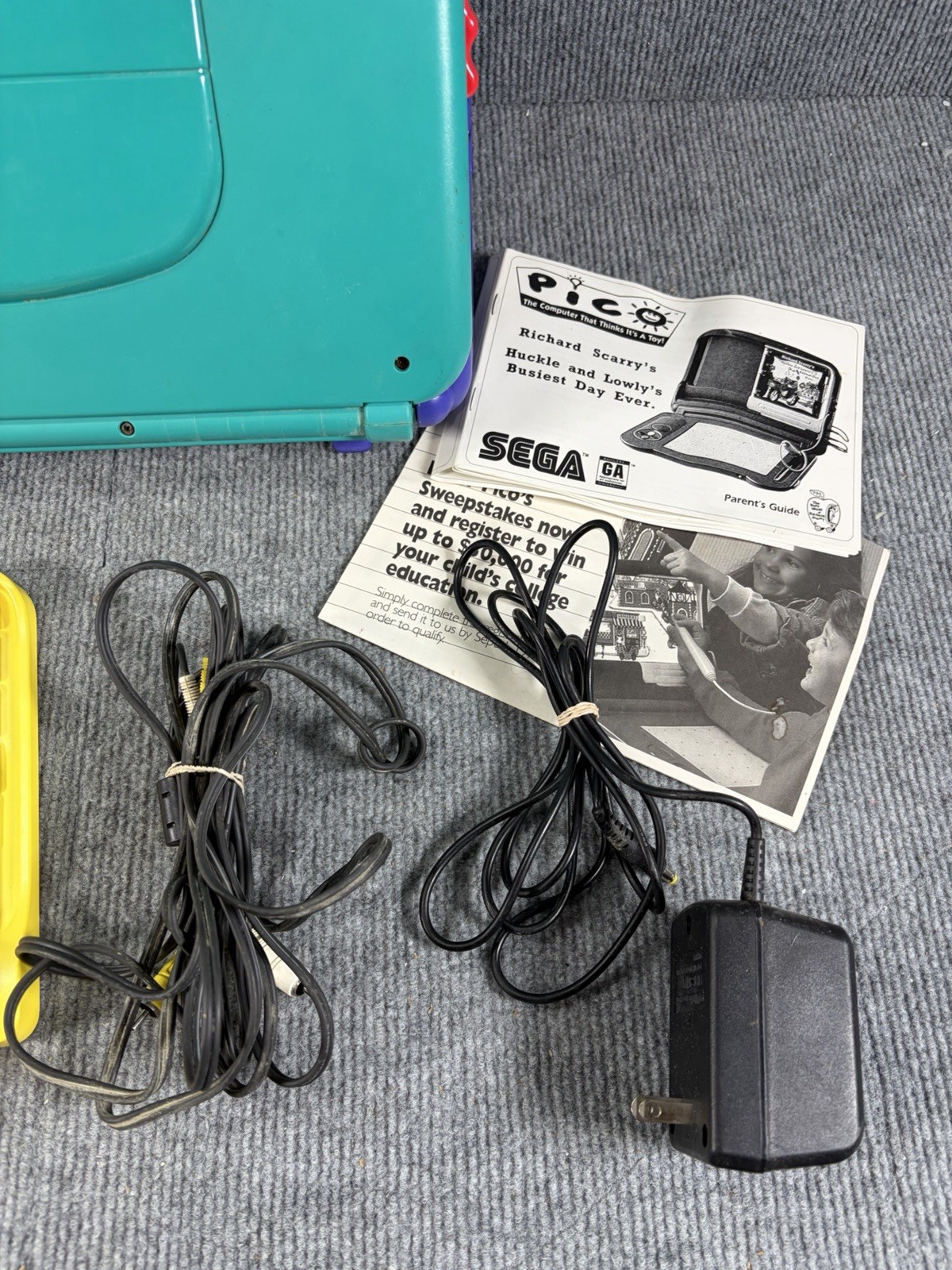 Vintage 1994 SEGA PICO Edutainment System Bundle Complete In Box CIB W/ Game