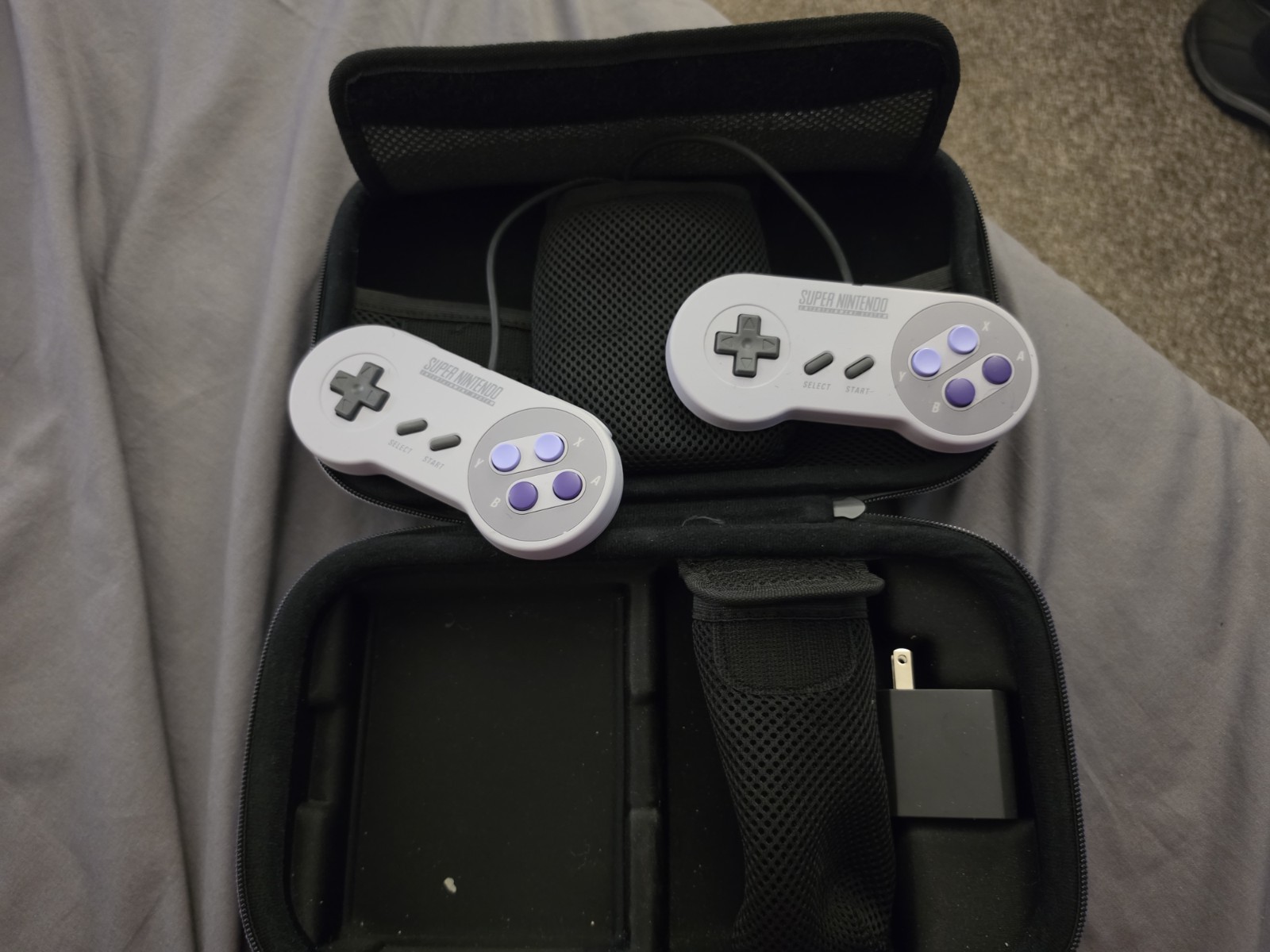 Super Nintendo Classic Edition SNES Console with With Box And Carry Case