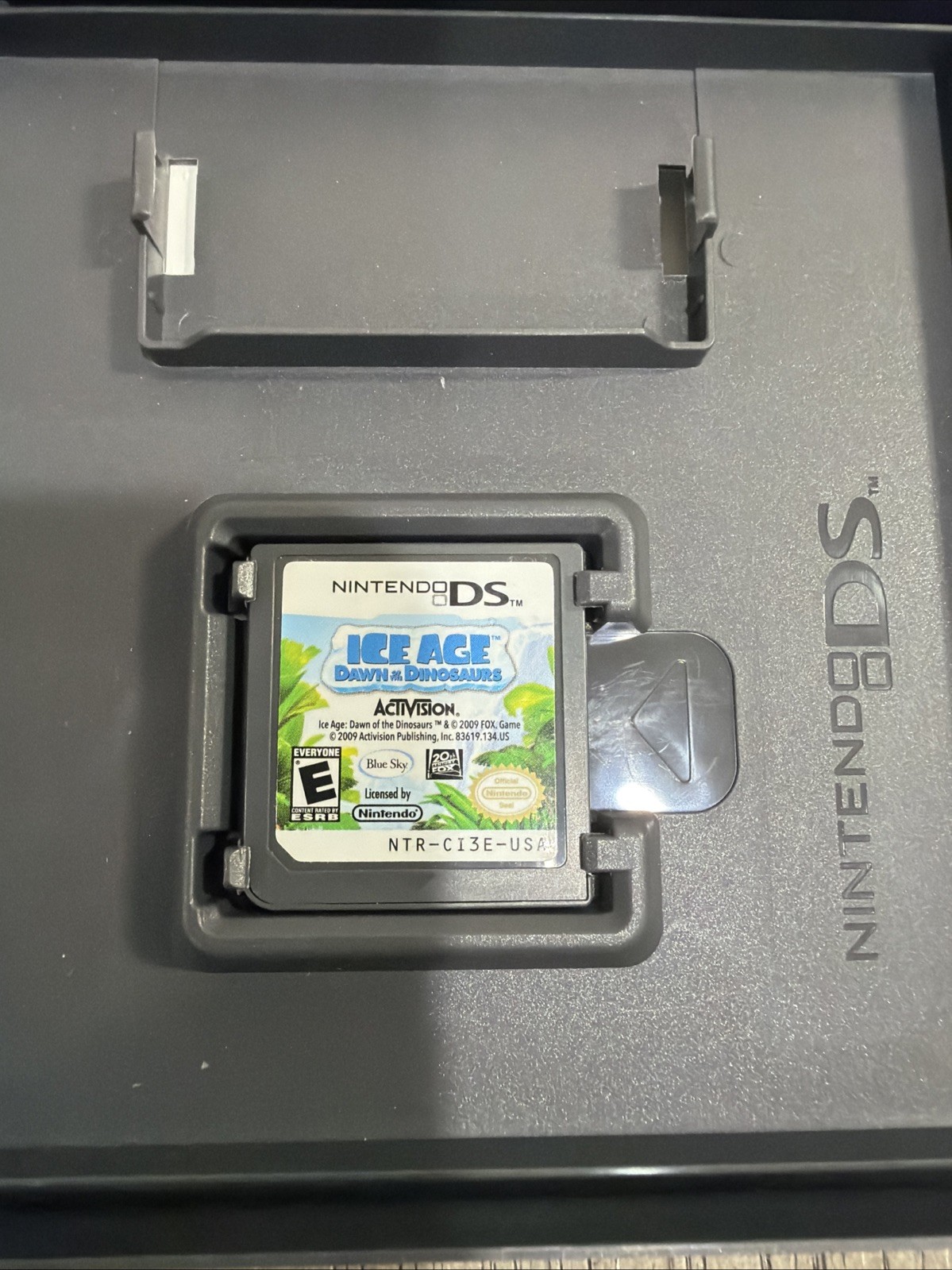 Nintendo DS Handheld System Black No Stylus And No Charger Bundle With Game