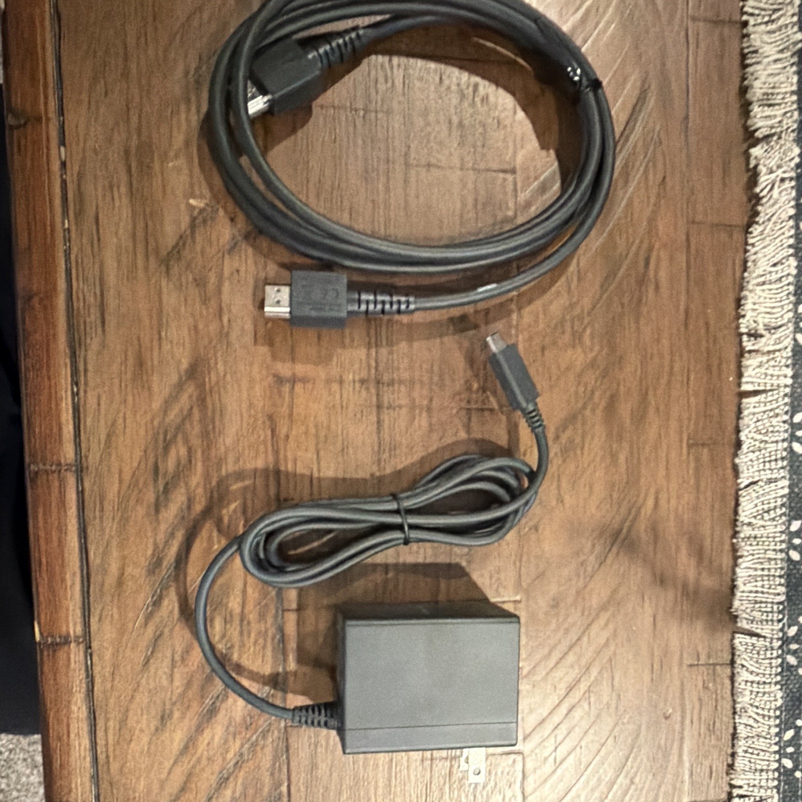 Nintendo Switch HAC-001 Gray 32GB Console w/ Dock HDMI AC Adapter Box NO JOYCONS