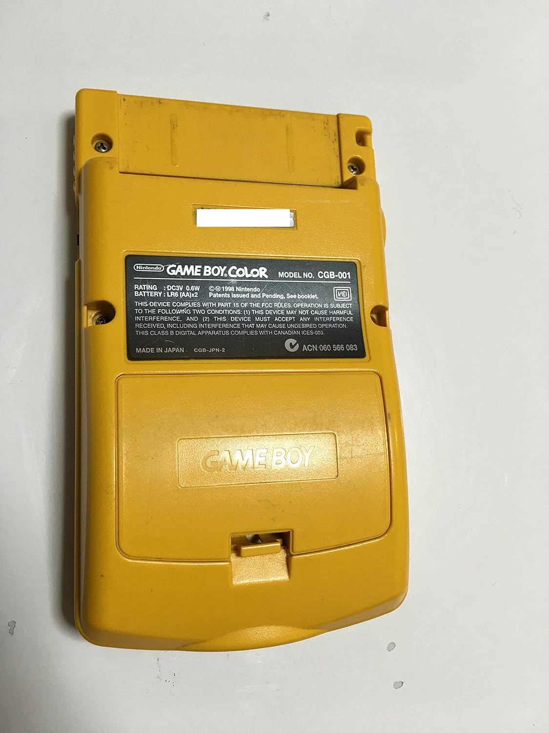Nintendo Game Boy Color Yellow