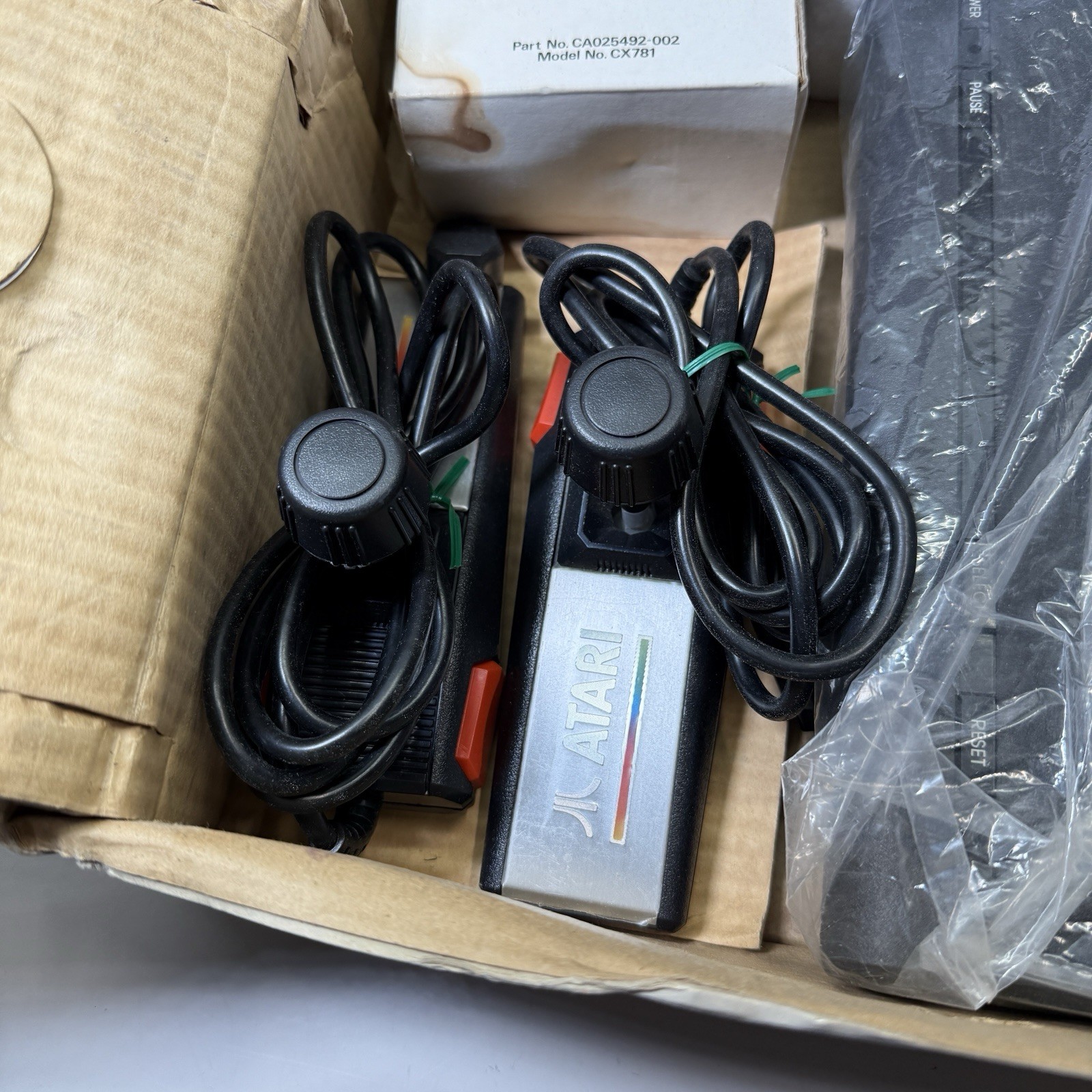 Atari 7800 Console In Box B.