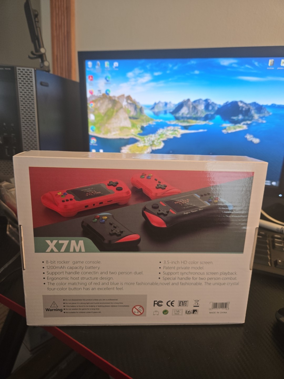 X7M Handheld Game Console With Joystick 500 In 1 Oh Youth Game Console