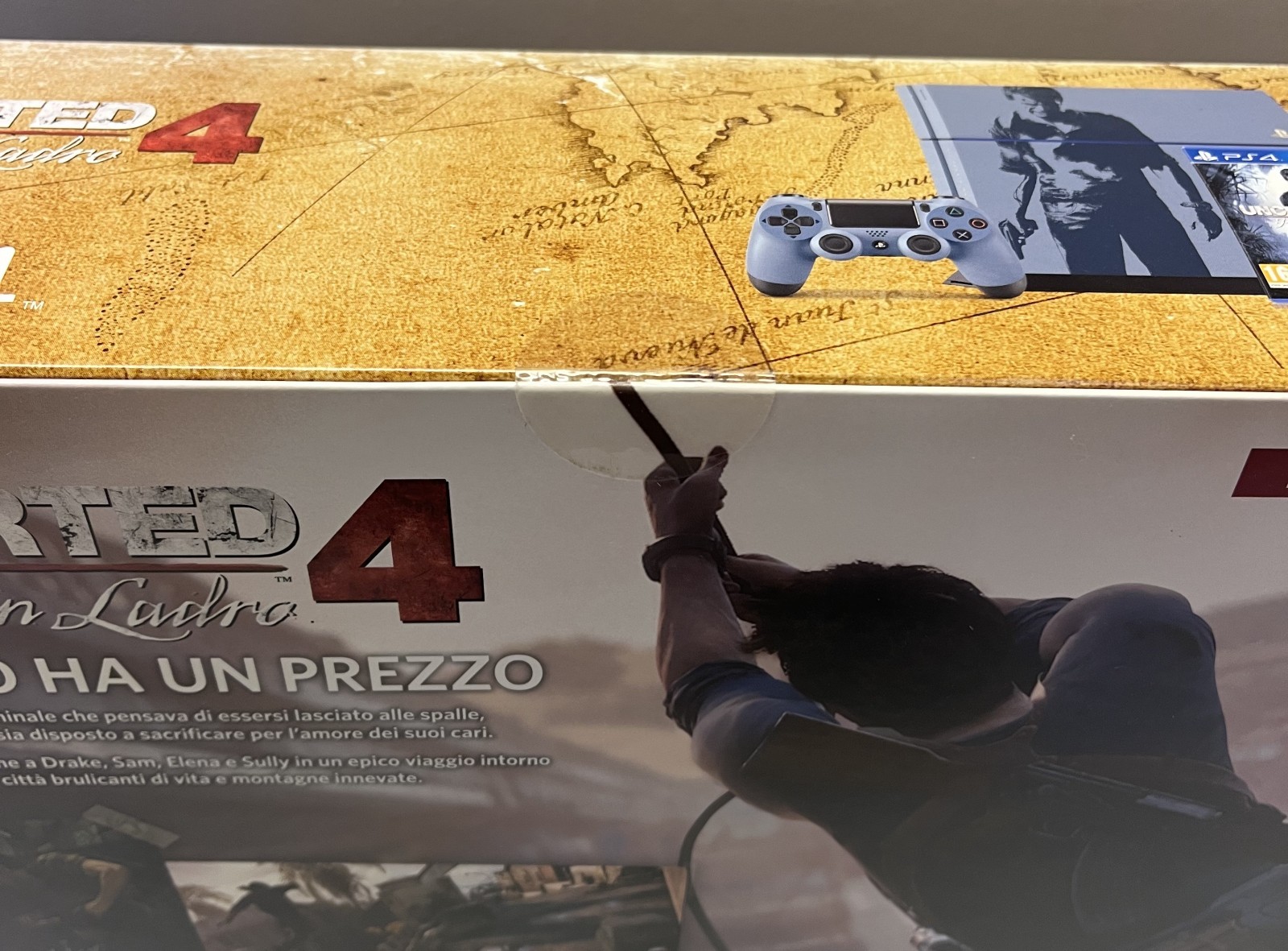 PS4 CONSOLE 1TB LIMITED EDITION UNCHARTED 4 BLUE LIMITED NEW FACTORY SEALED 2019