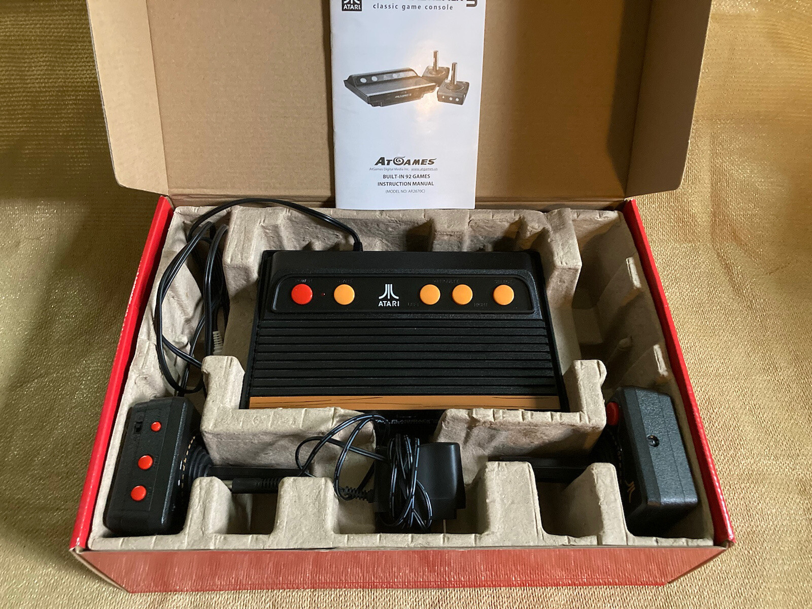 Atari Flashback 5 Classic Game Collector’s Edition Console 2 Wireless Controller
