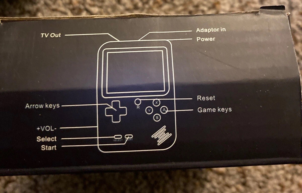 Game Box Plus Handheld Game System – Retro Video Gaming Console Preloaded