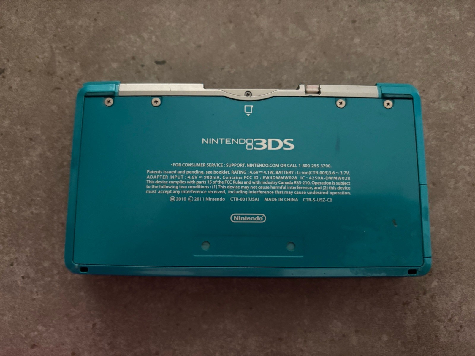 Nintendo 3DS Handheld System – Aqua Blue