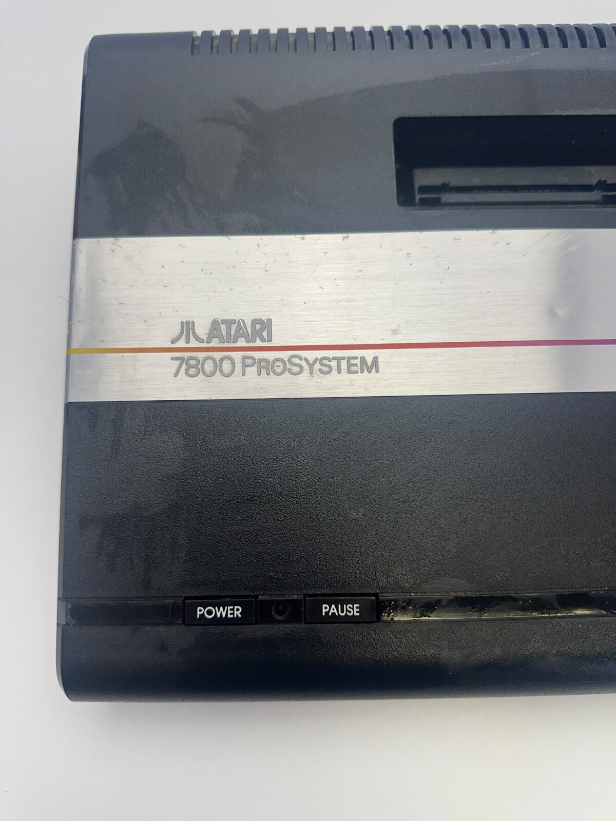 Atari 7800 Video Game Console, Controllers, – Uncleaned/Untested
