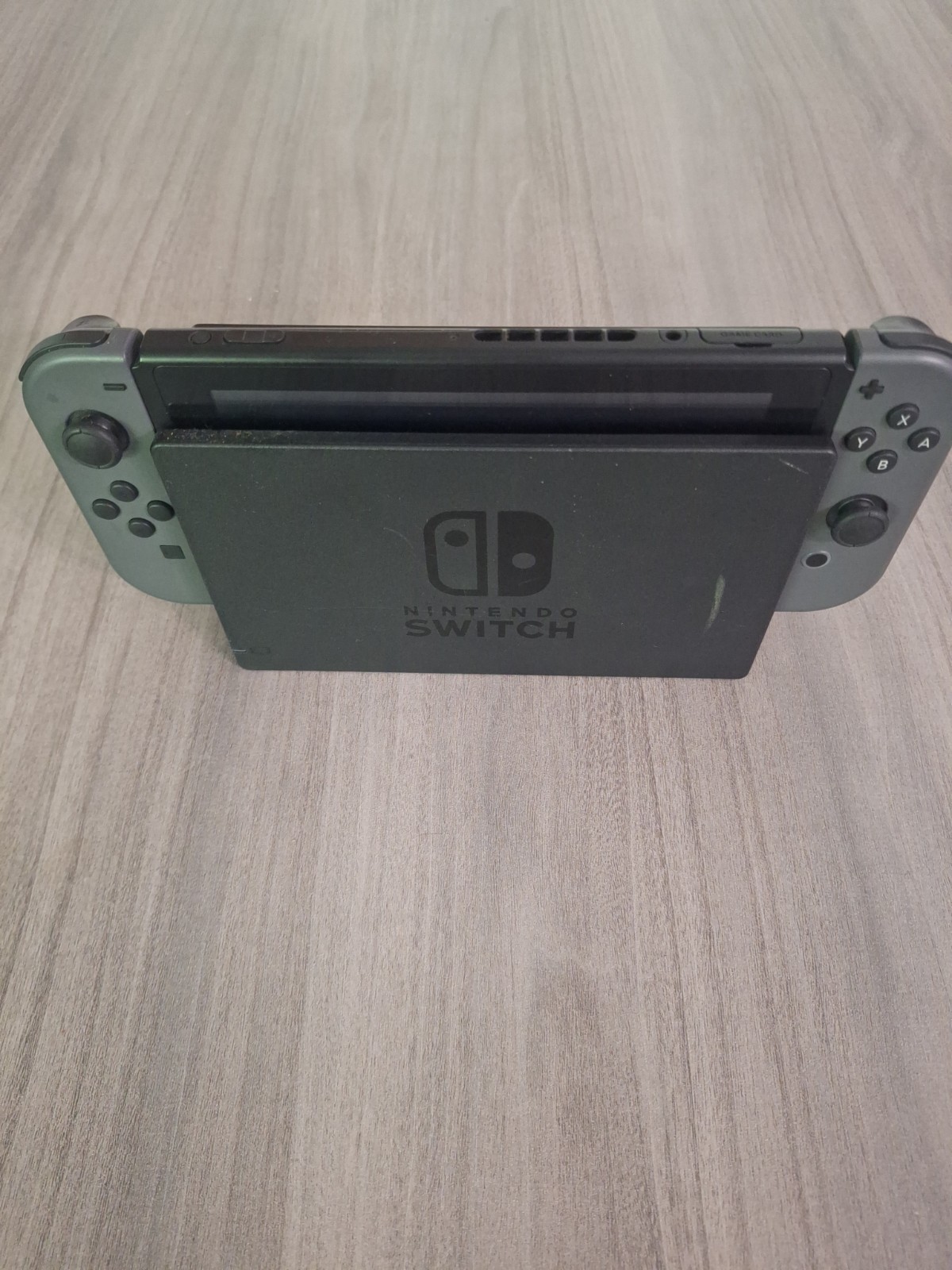 Nintendo Switch HAC-001 Console Black with Dock, Joy-Con, Grip, Power Adapter