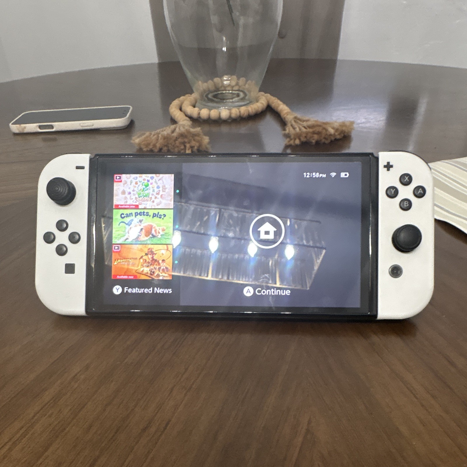 Nintendo Switch OLED Model White Joy-Con USB-C Wi-Fi Handheld Console