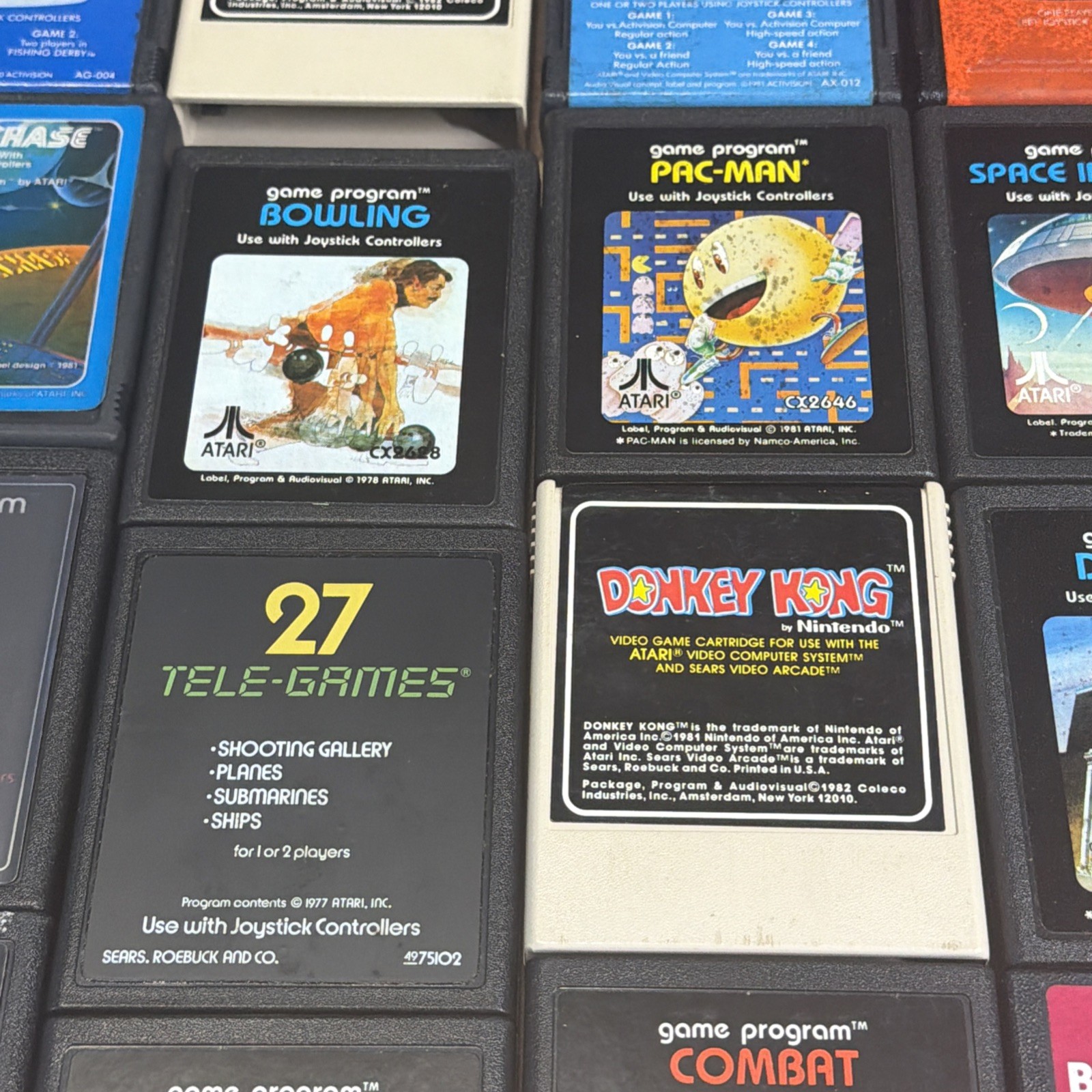 Atari 2600 System Bundle with Console, 37 Games, Joystick, Manuals, and More LOT