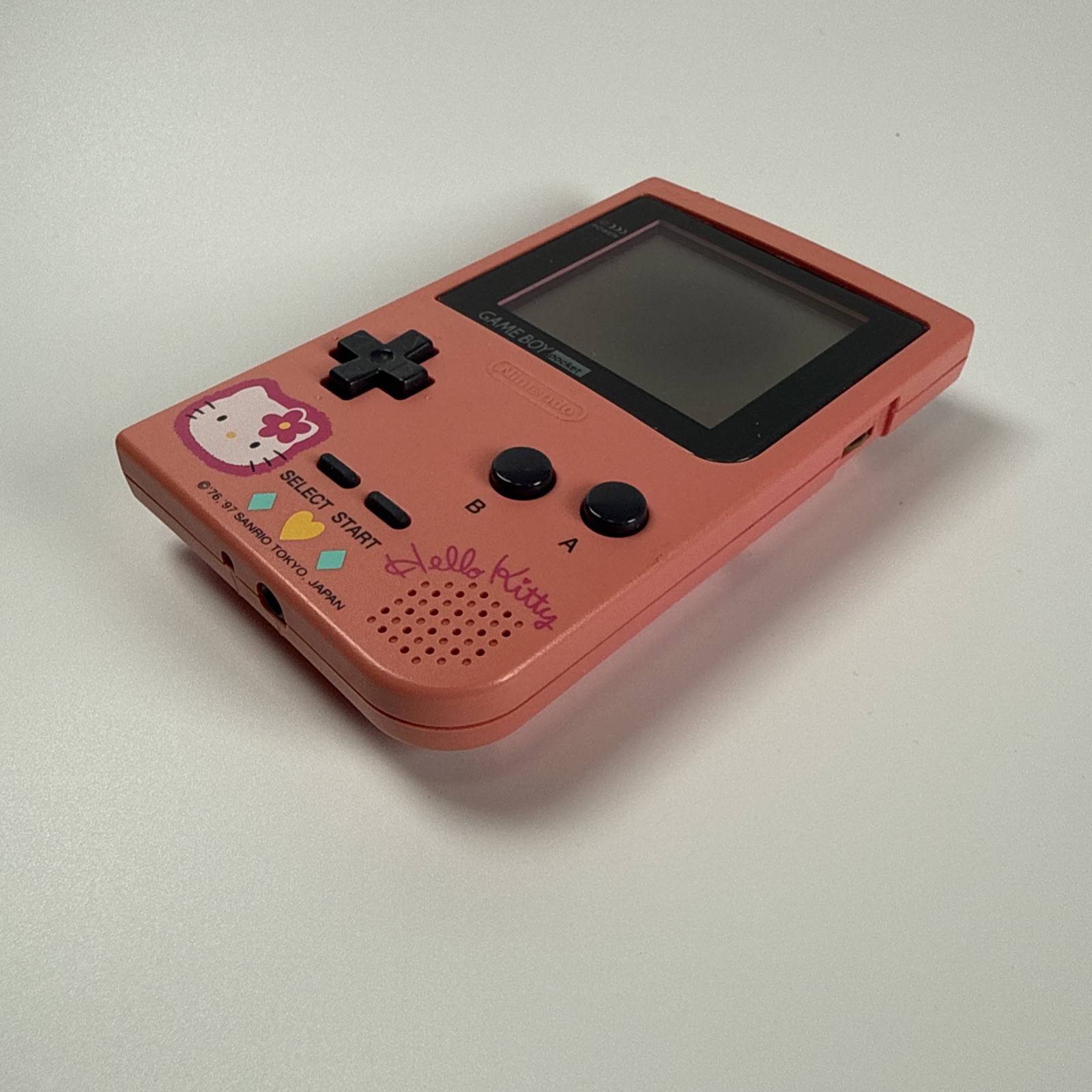 Nintendo Game Boy Pocket Hello Kitty Pink Sanrio Limited MGB-001 Tested Japan