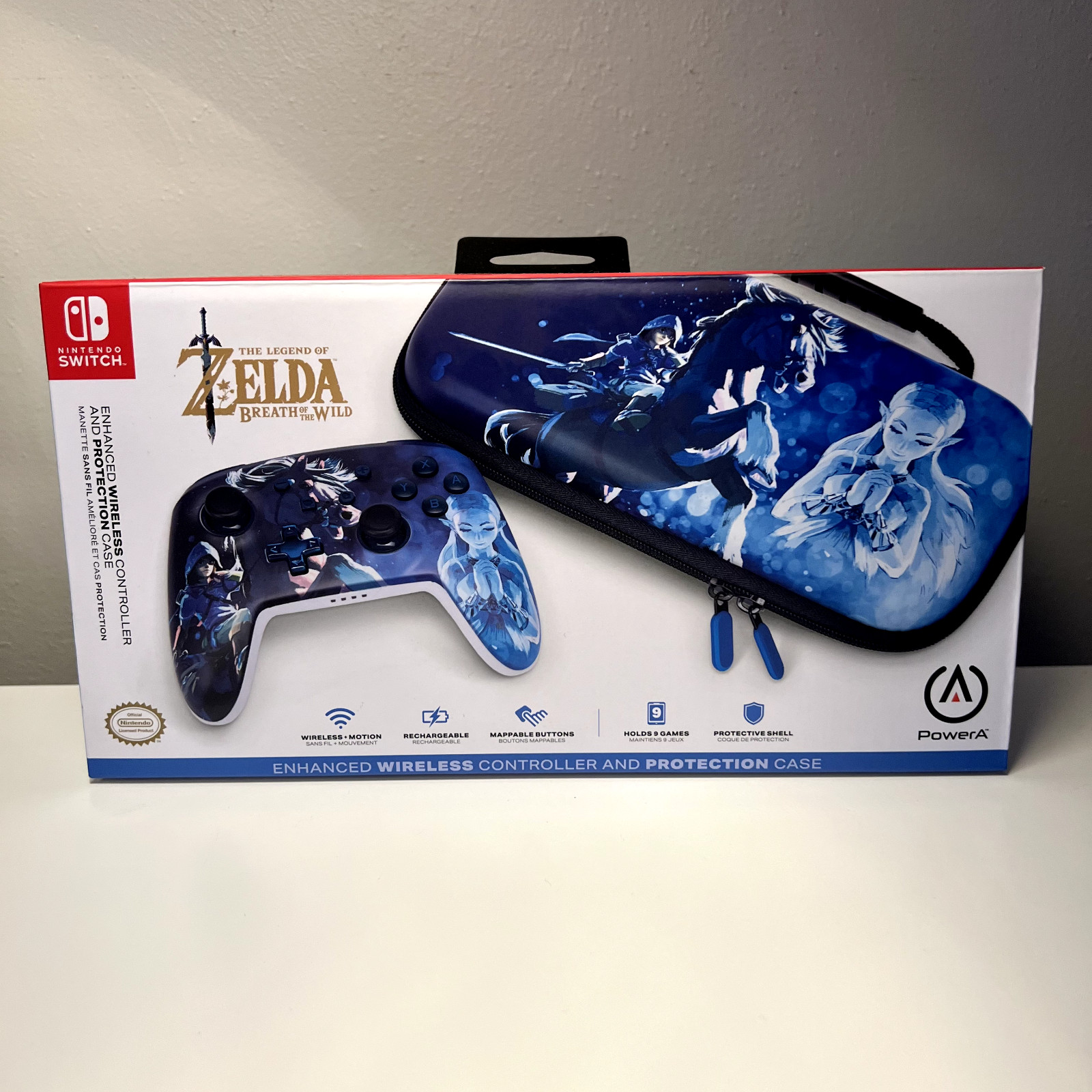 PowerA Wireless Controller and Protection Case For Nintendo Switch