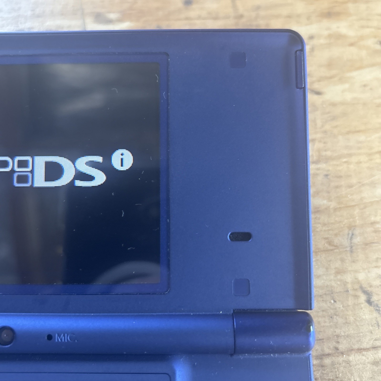 Nintendo DSi Console Blue WAP-002 PAL Tested Works (Cracked Back) Free Post