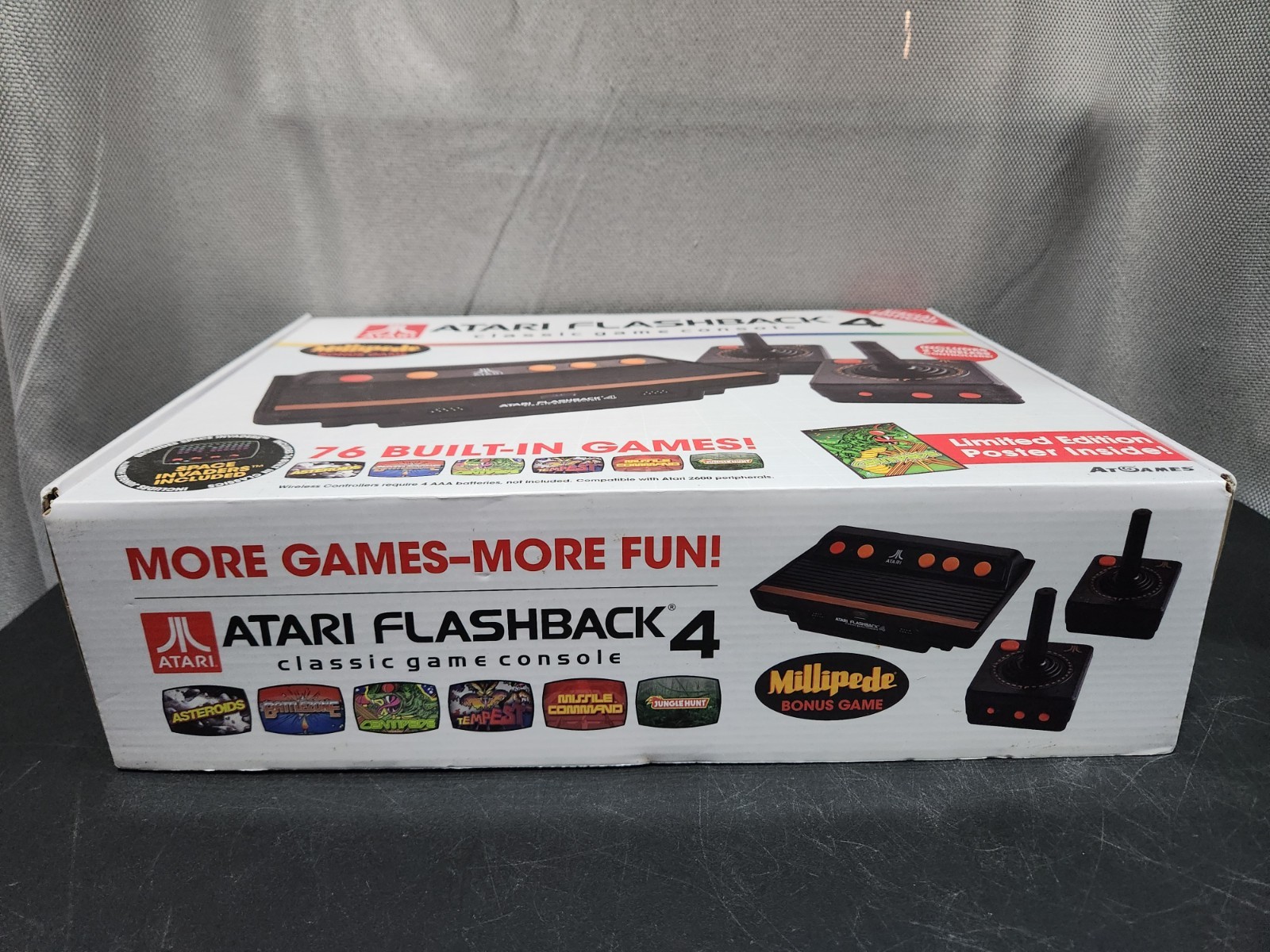 Atari Flashback 4 Classic Game Console Special Edition 76 Games In Box Tested