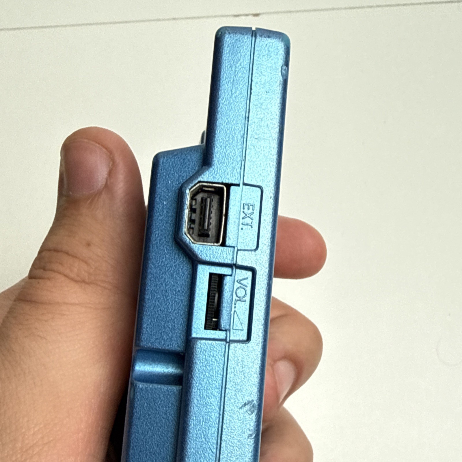 Nintendo Game Boy Pocket Ice Blue Handheld Console – Authentic, No Battery Cover