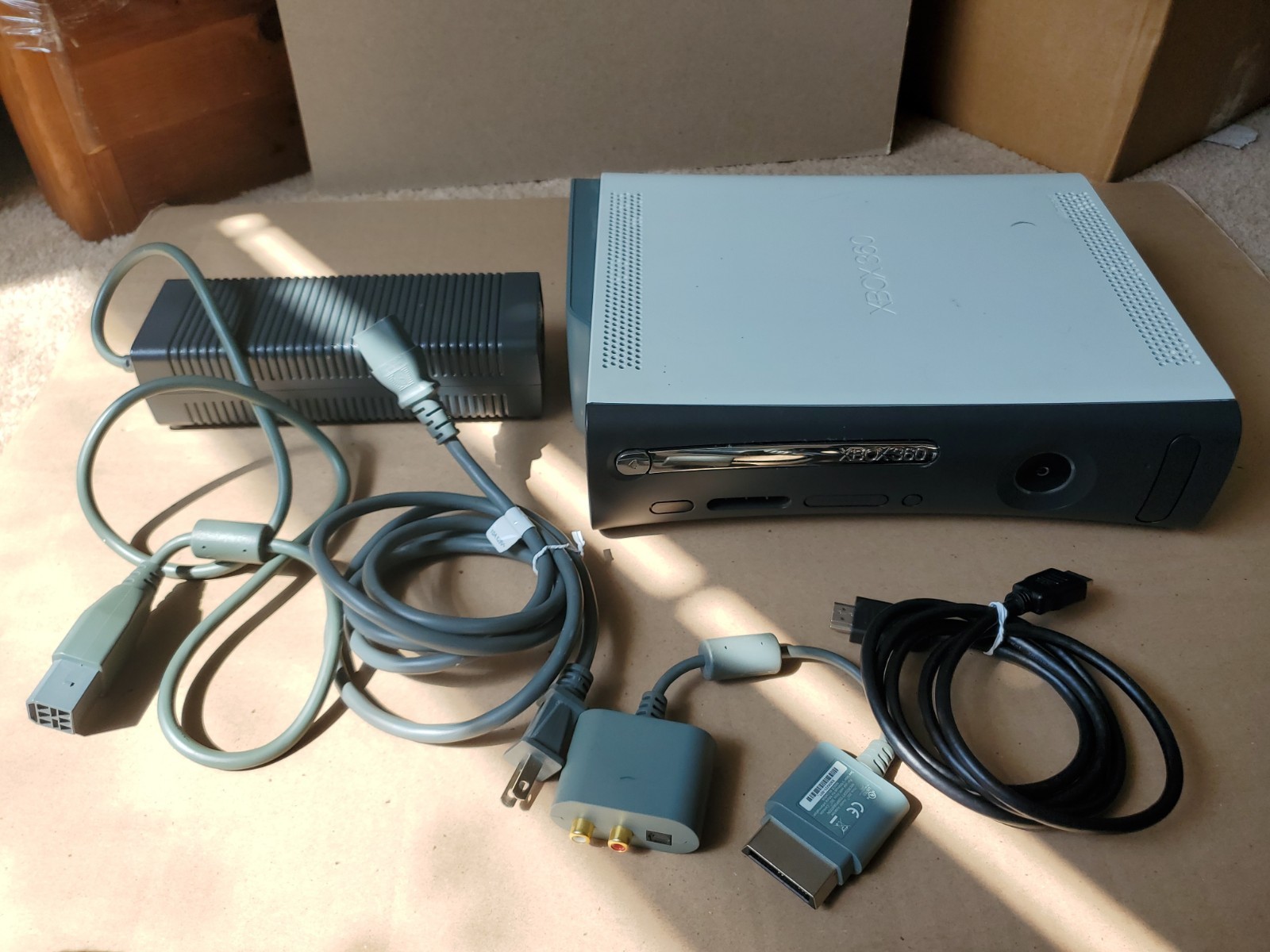 Xbox 360 60GB Console Power Cord & Hdmi Cable Please Read Description