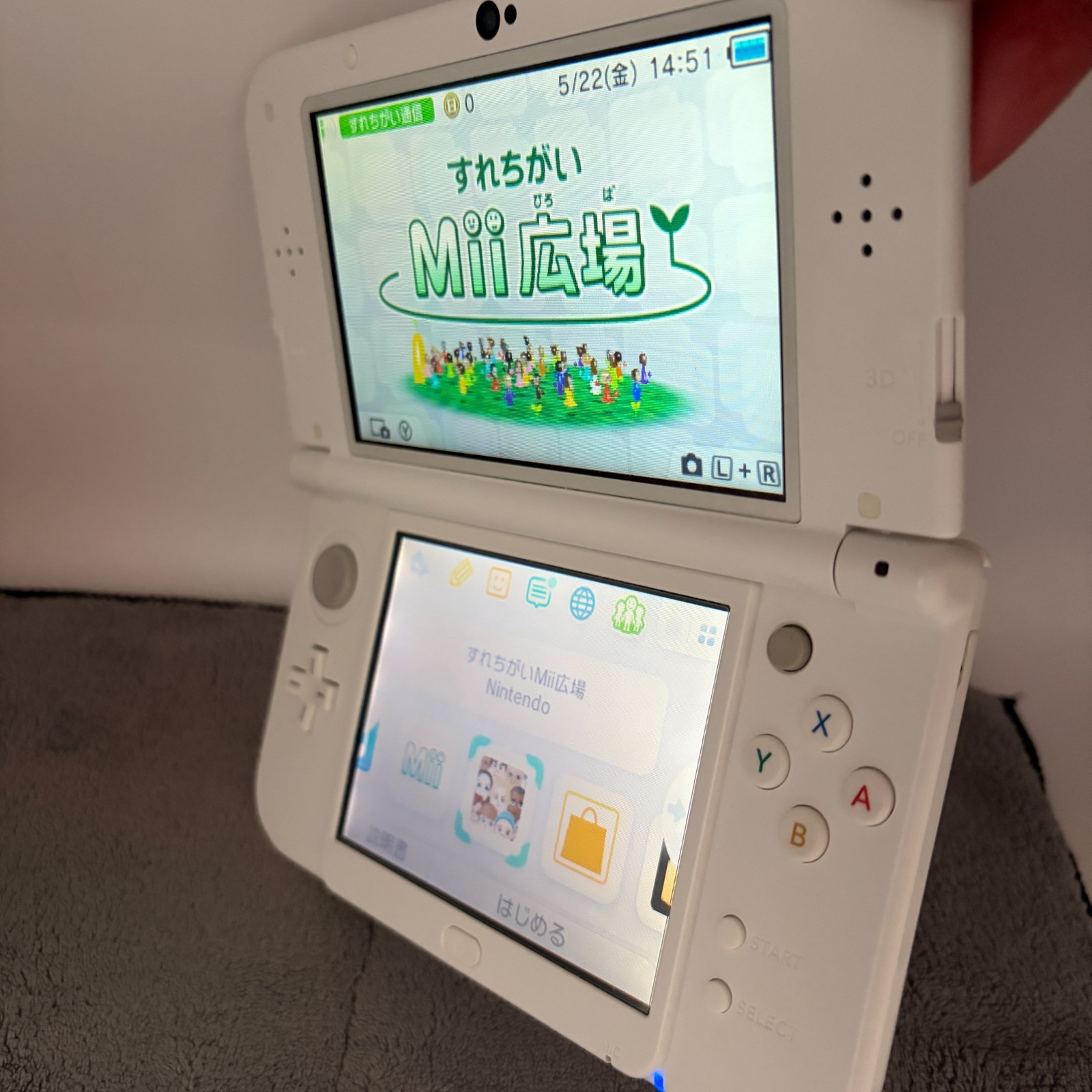 【Excellent5】TOP IPS Nintendo New 3DS LL XL Pearl White Handheld Game Console