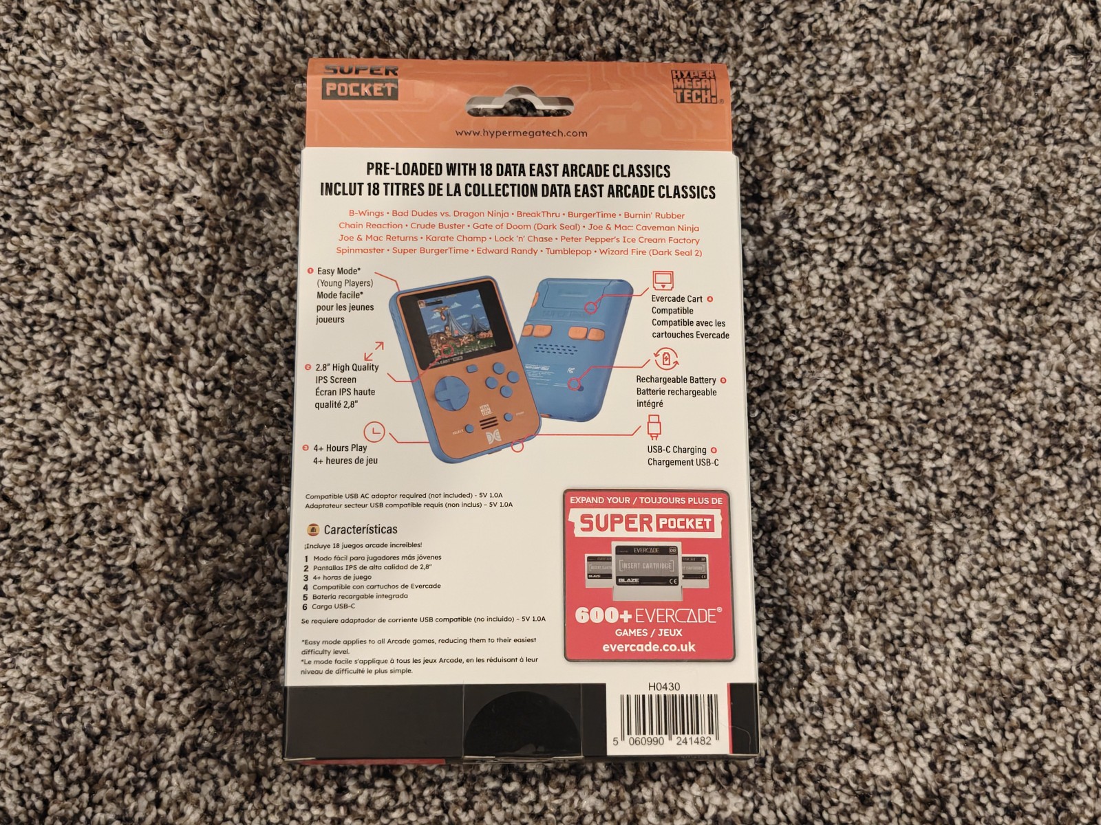 Hyper Mega Tech! Super Pocket – Data East Edition Brand New!