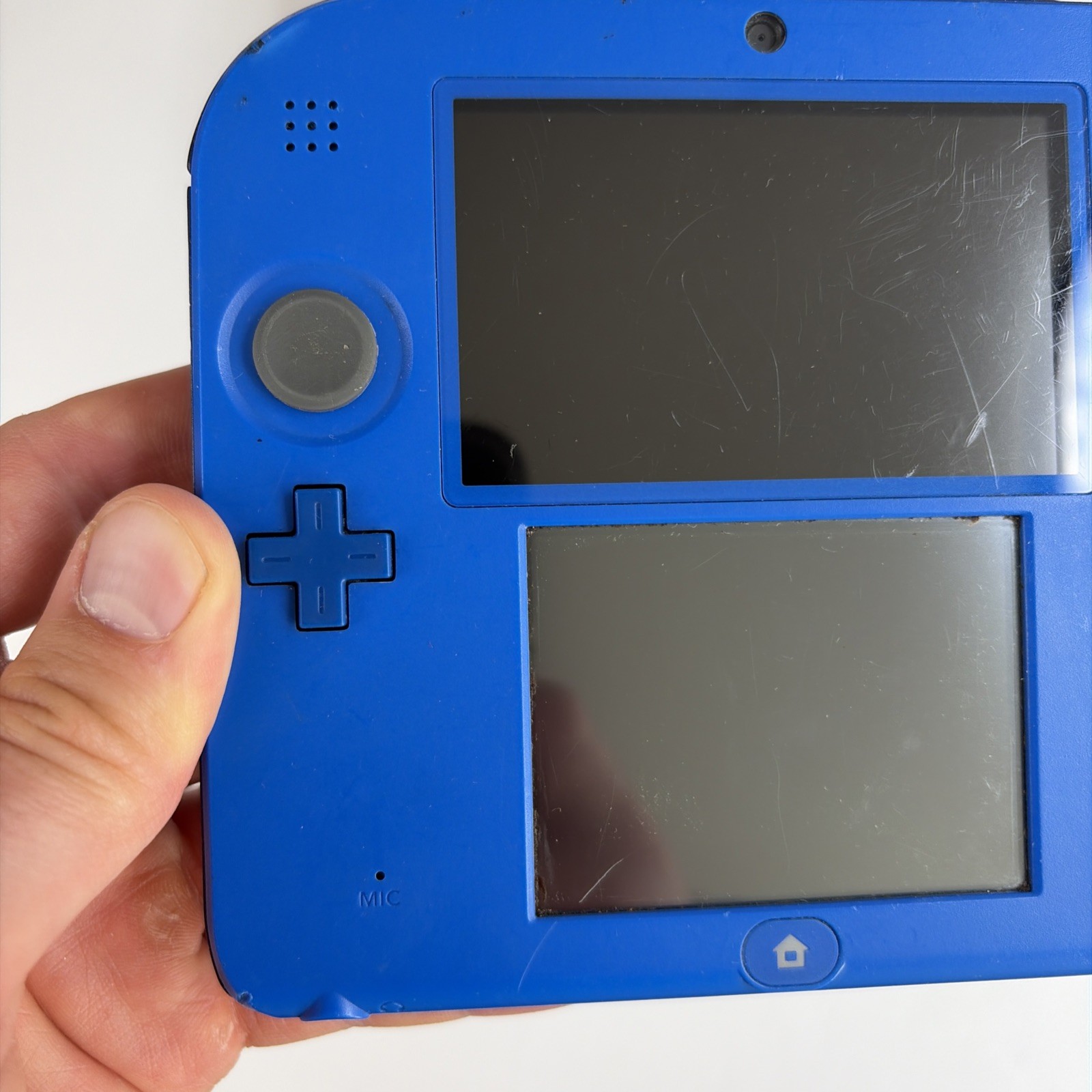 Nintendo 2DS Blue Black System In Original Box W/Charger Stylus US Model