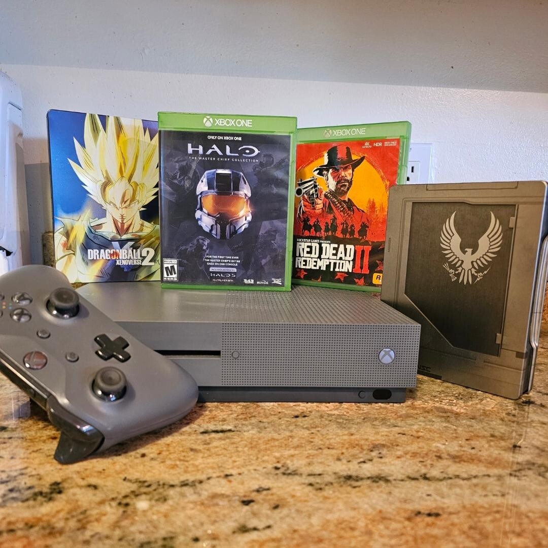 Microsoft Xbox One S Battlefield 1: Storm Gray Special Edition Bundle 500GB Gray
