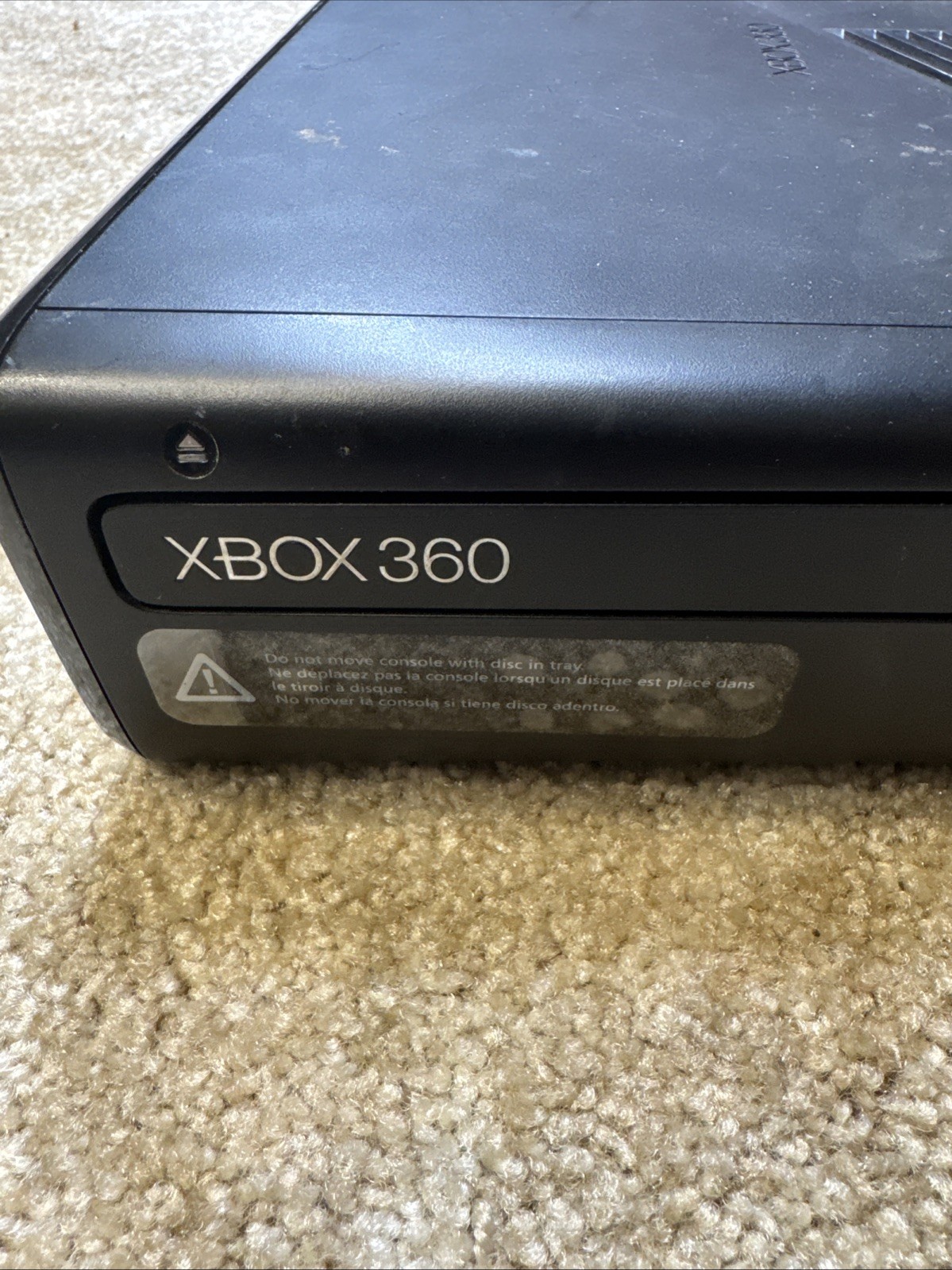 Microsoft Xbox 360 S Console Gaming System Only Glossy Black 1439
