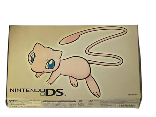 Nintendo DS Mew Limited Edition Pokemon Center Console System Silver W/ Box