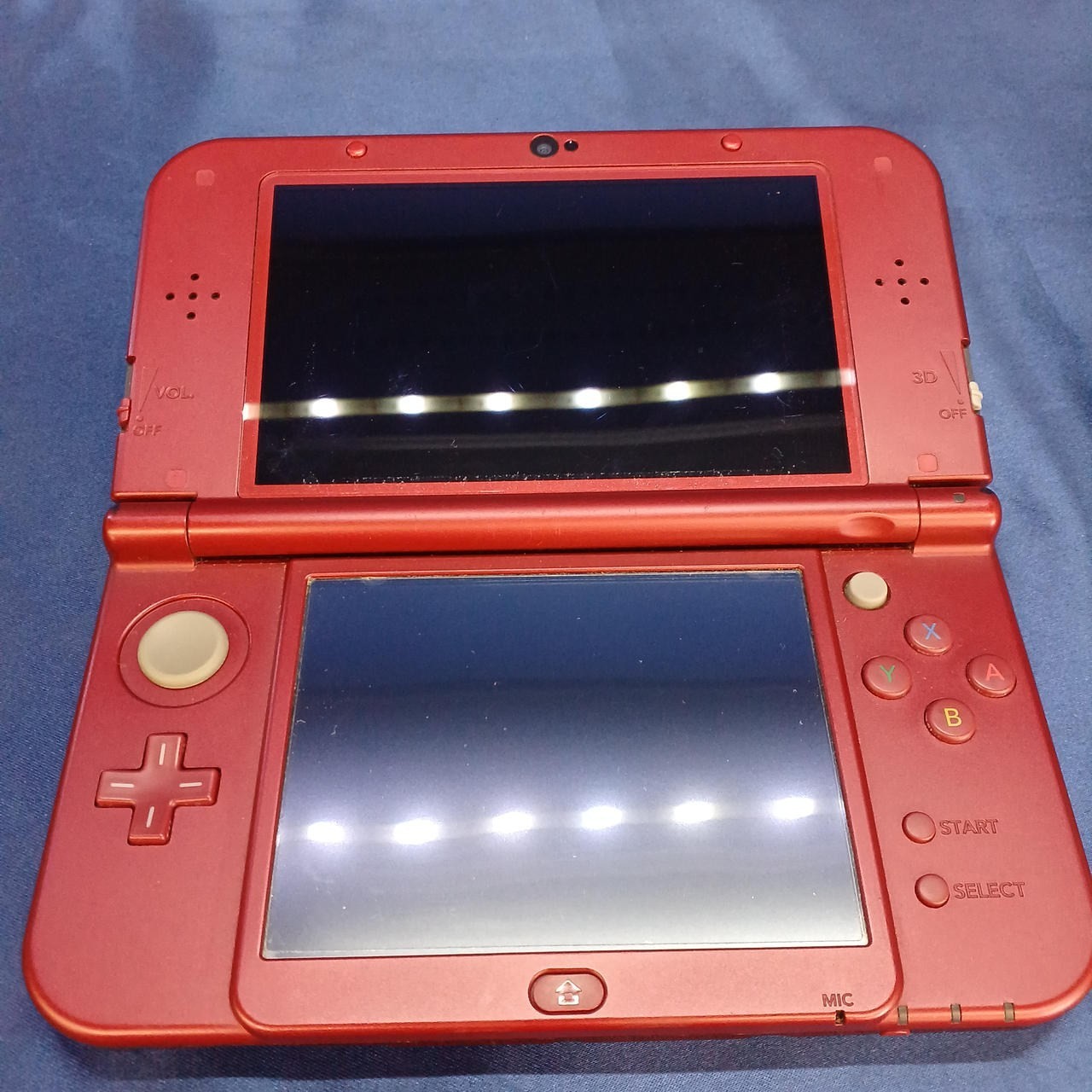 New Nintendo 3DS XL (LL) RED-001 Portable Console Tested A3412