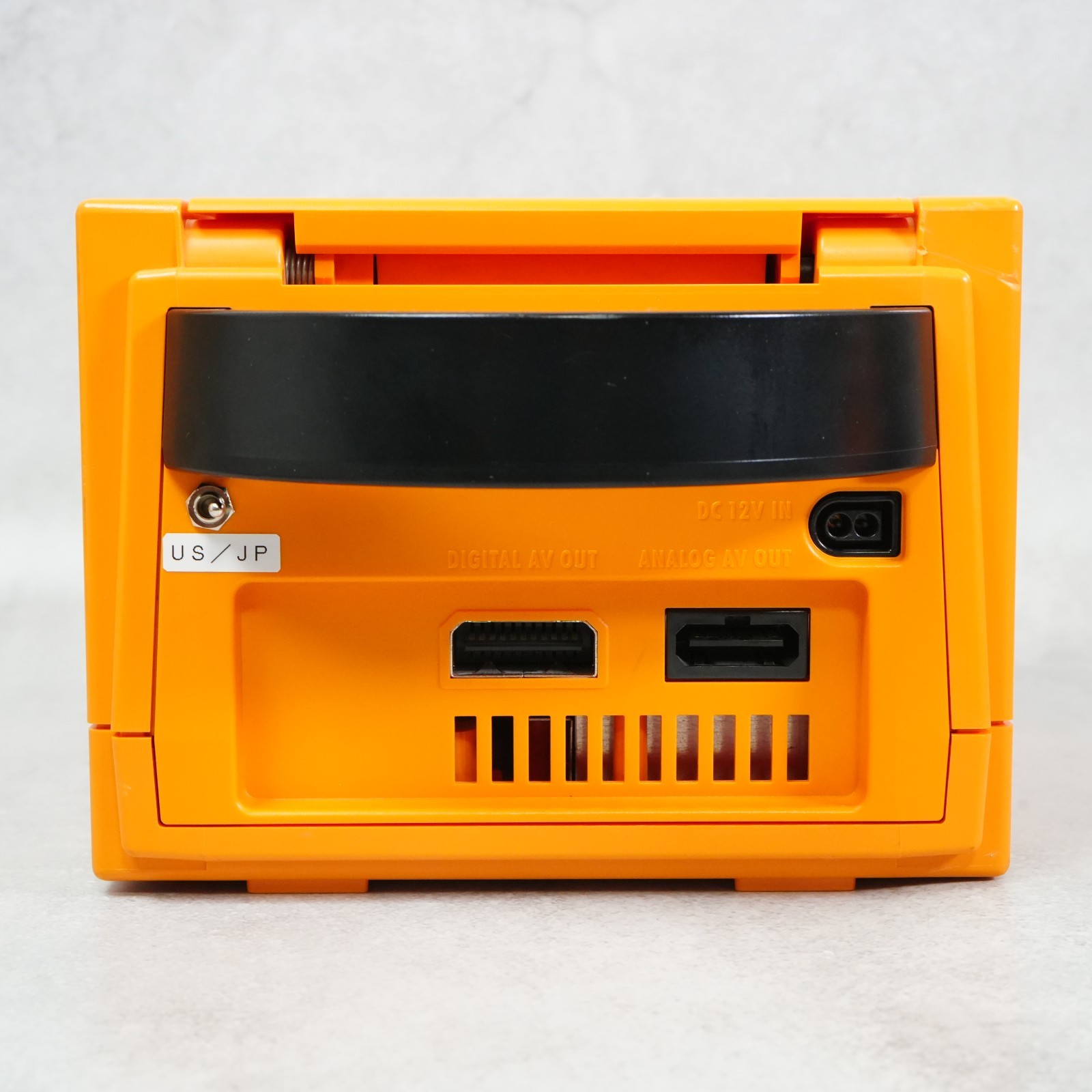 Nintendo GameCube Spice Orange Console NTSC U-C/J Region Switch Mod From JAPAN