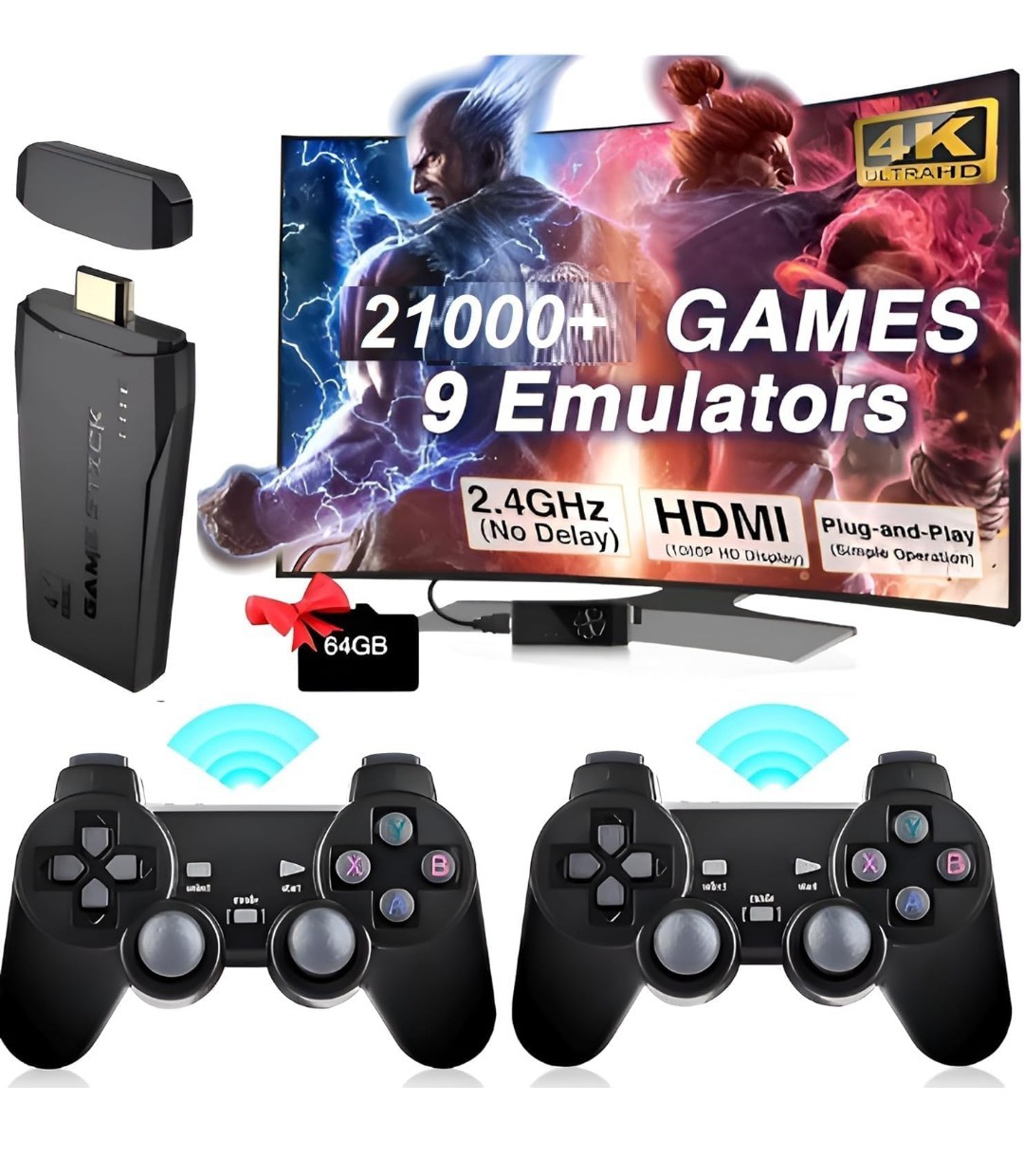 𝟏𝟓 𝐘𝐞𝐚𝐫 𝐖𝐚𝐫𝐫𝐚𝐧𝐭𝐲 2026 Model 4K TV HDMI Video Game, Two 2.4ghz…