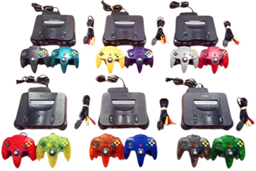 Nintendo 64 N64 Console System Bundle + Up To 4 Controllers! 100% OEM Authentic!