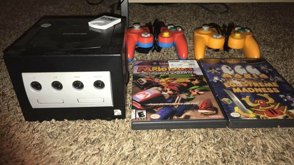 Nintendo GameCube with games, Controller, and memory card