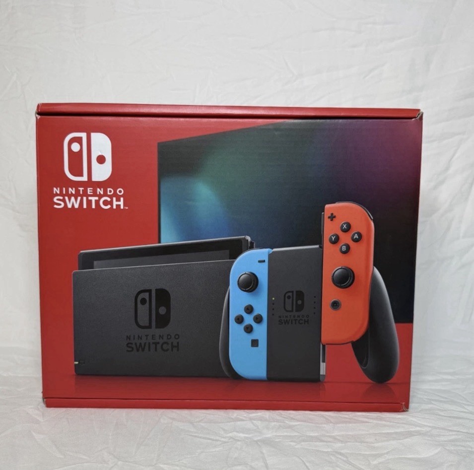 BRAND NEW Nintendo Switch 32GB Console Neon Red Neon Blue Joy-Con Factory Sealed