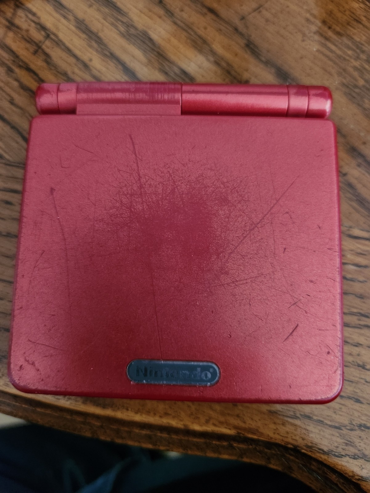 Nintendo Game Boy Advance SP System – Flame Red Tested Working + Charger