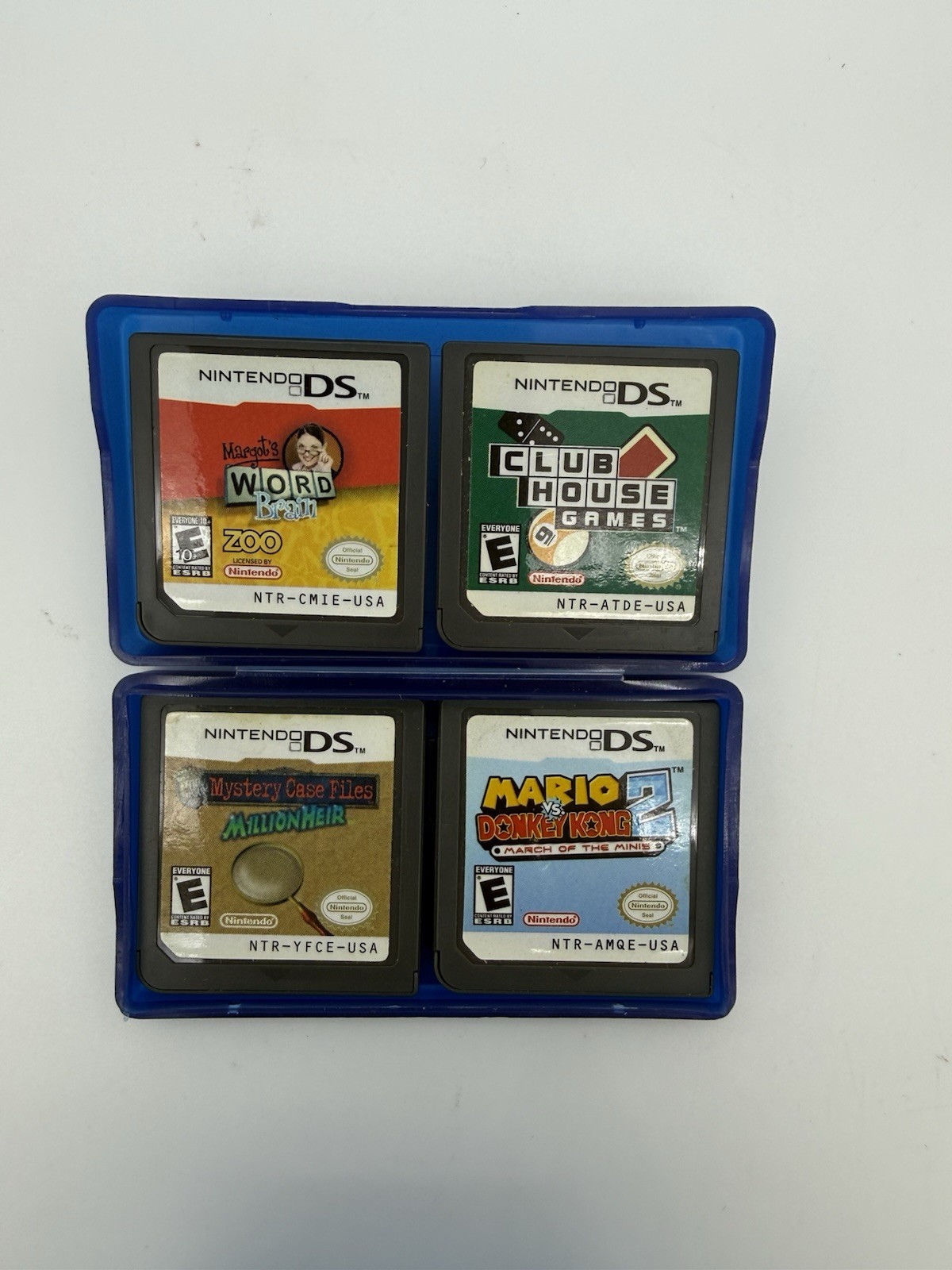 Nintendo DSi White Console Bundle w/ Charger, Stylus & 16 Games Tested Works