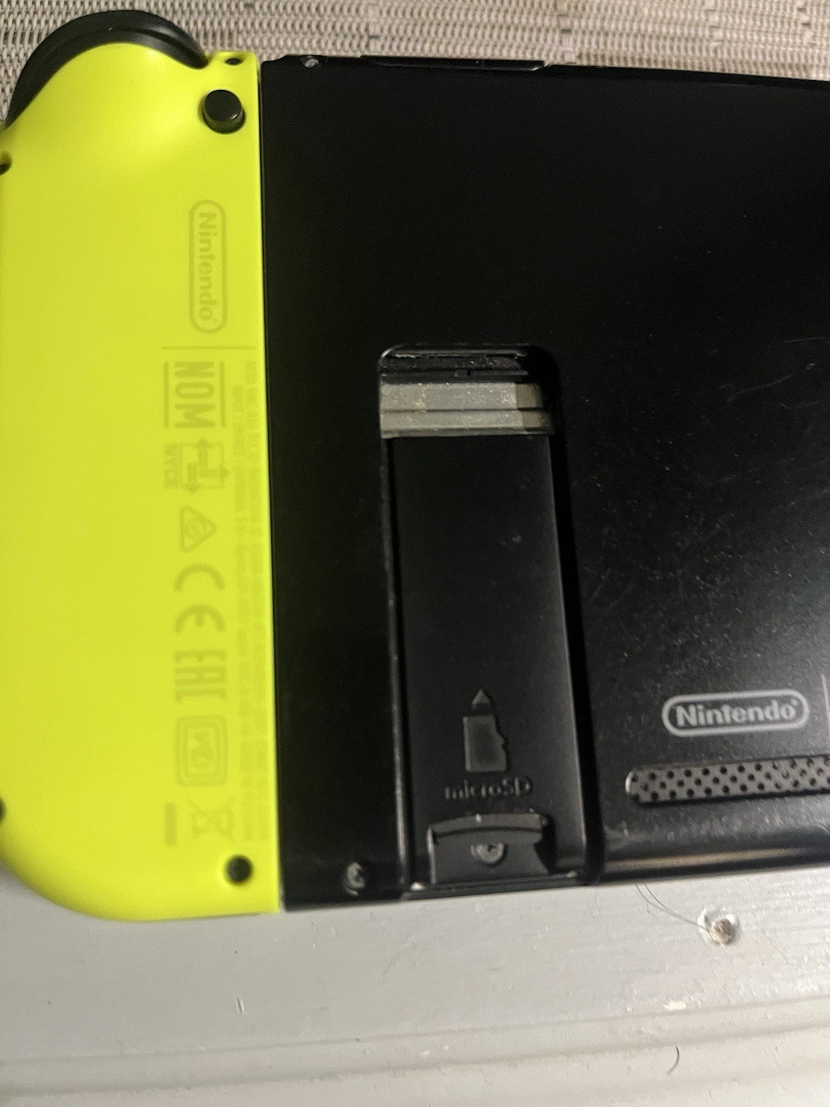 Nintendo Switch V1 Game Console Black/Neon Yellow