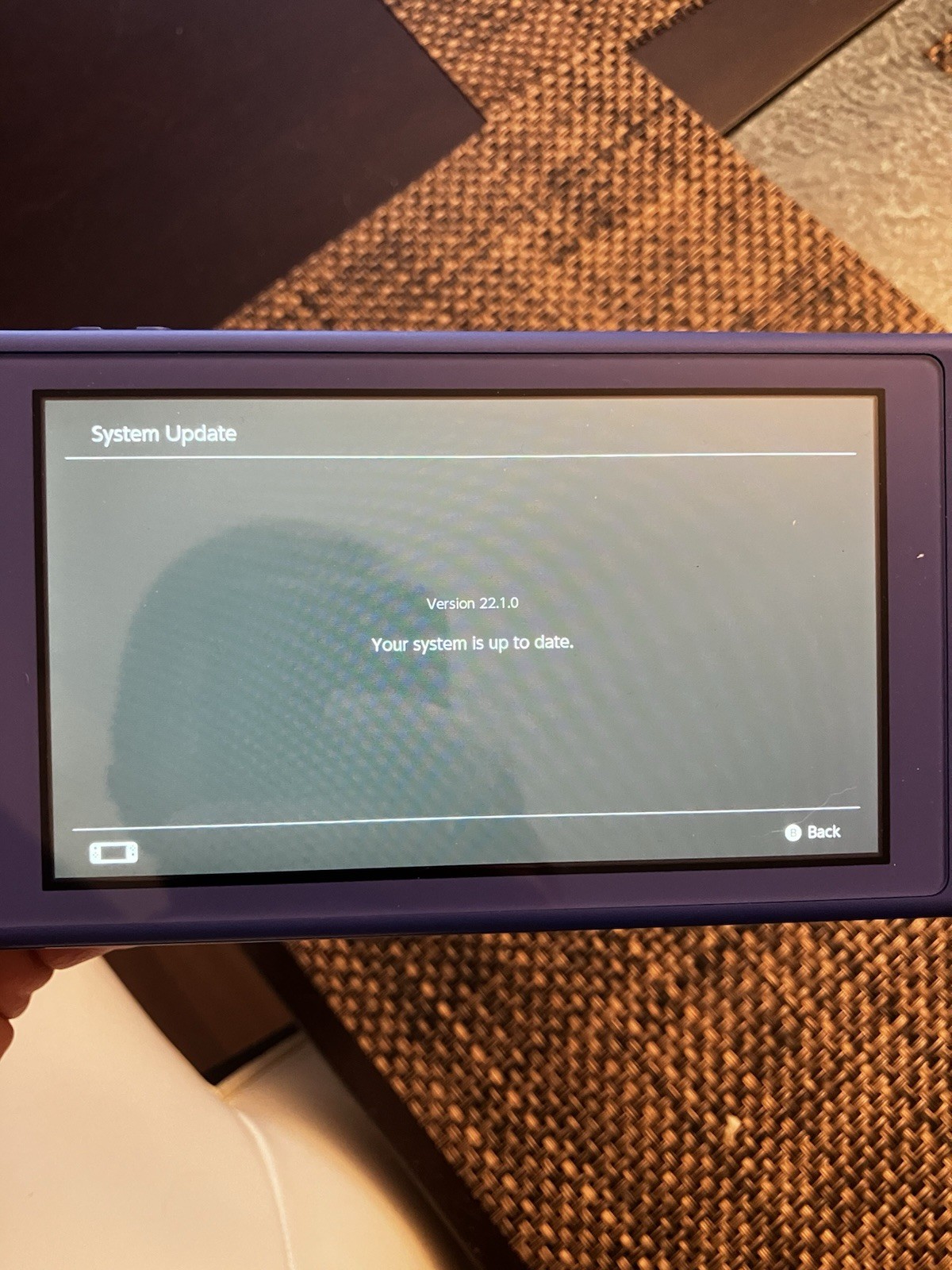 Used Switch Lite in Purple