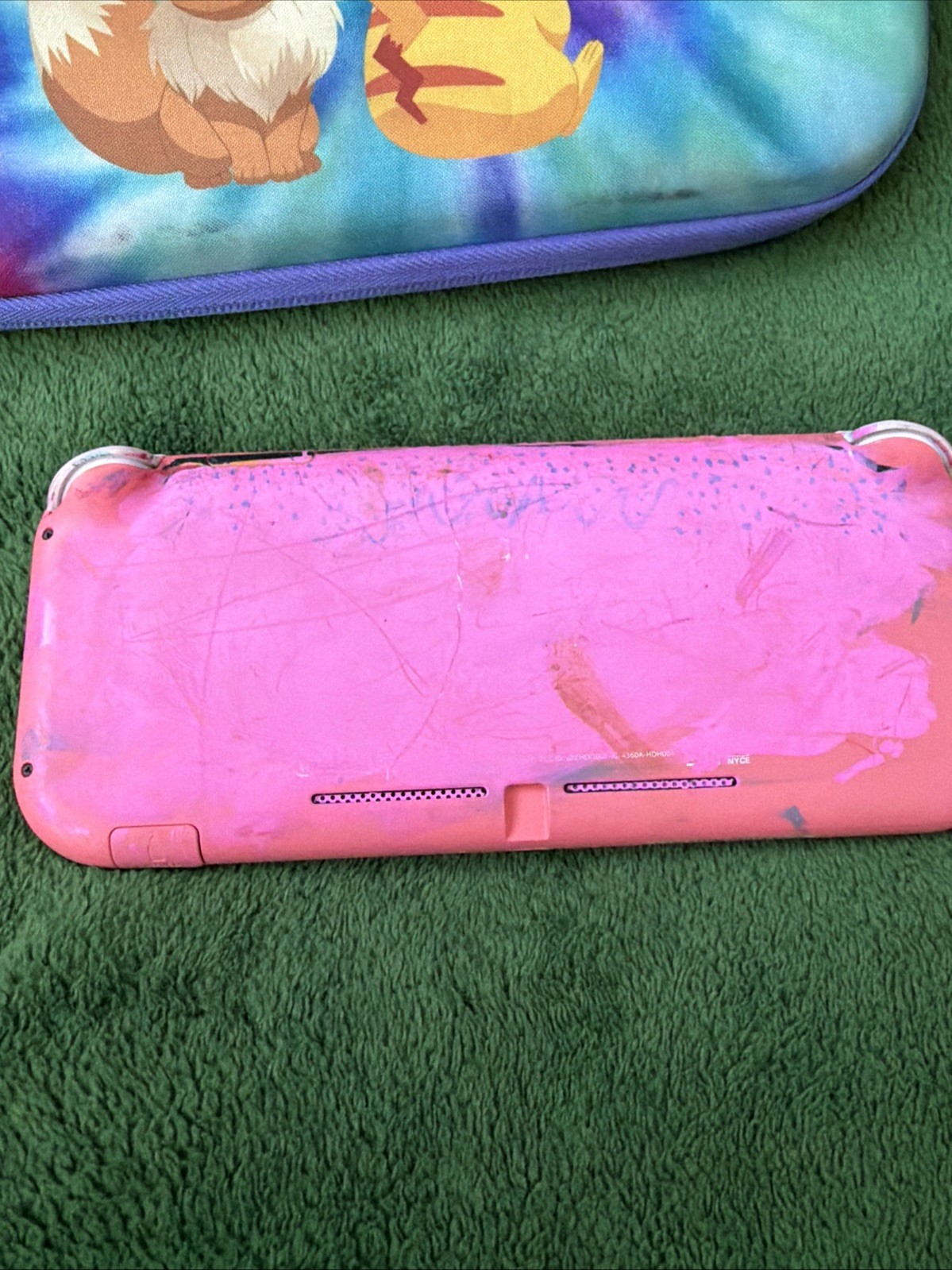 Nintendo Switch Lite Coral Pink Console Handheld System HDH-001 Tested