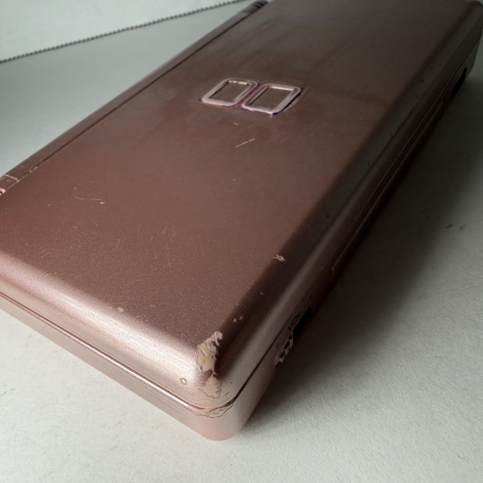Nintendo DS Lite Console Pink/ Metallic Rose – Tested W/ Charger & No Stylist