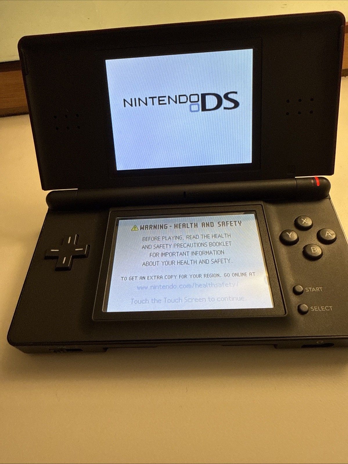 Nintendo DS Lite Red/Black, Handheld Tested And Working