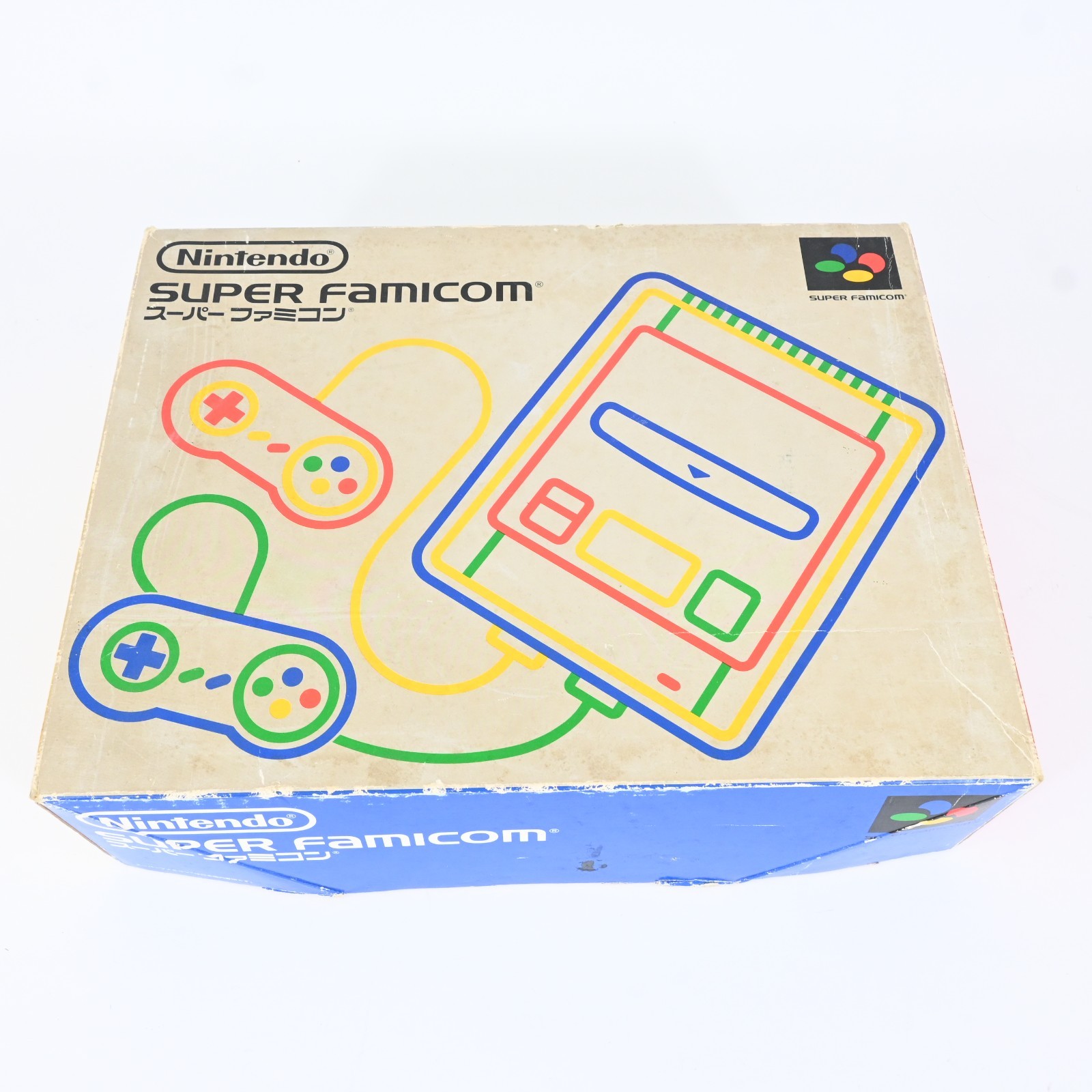 Nintendo Super Famicom HVC-002 Console Boxed Controller Tested Working Japan
