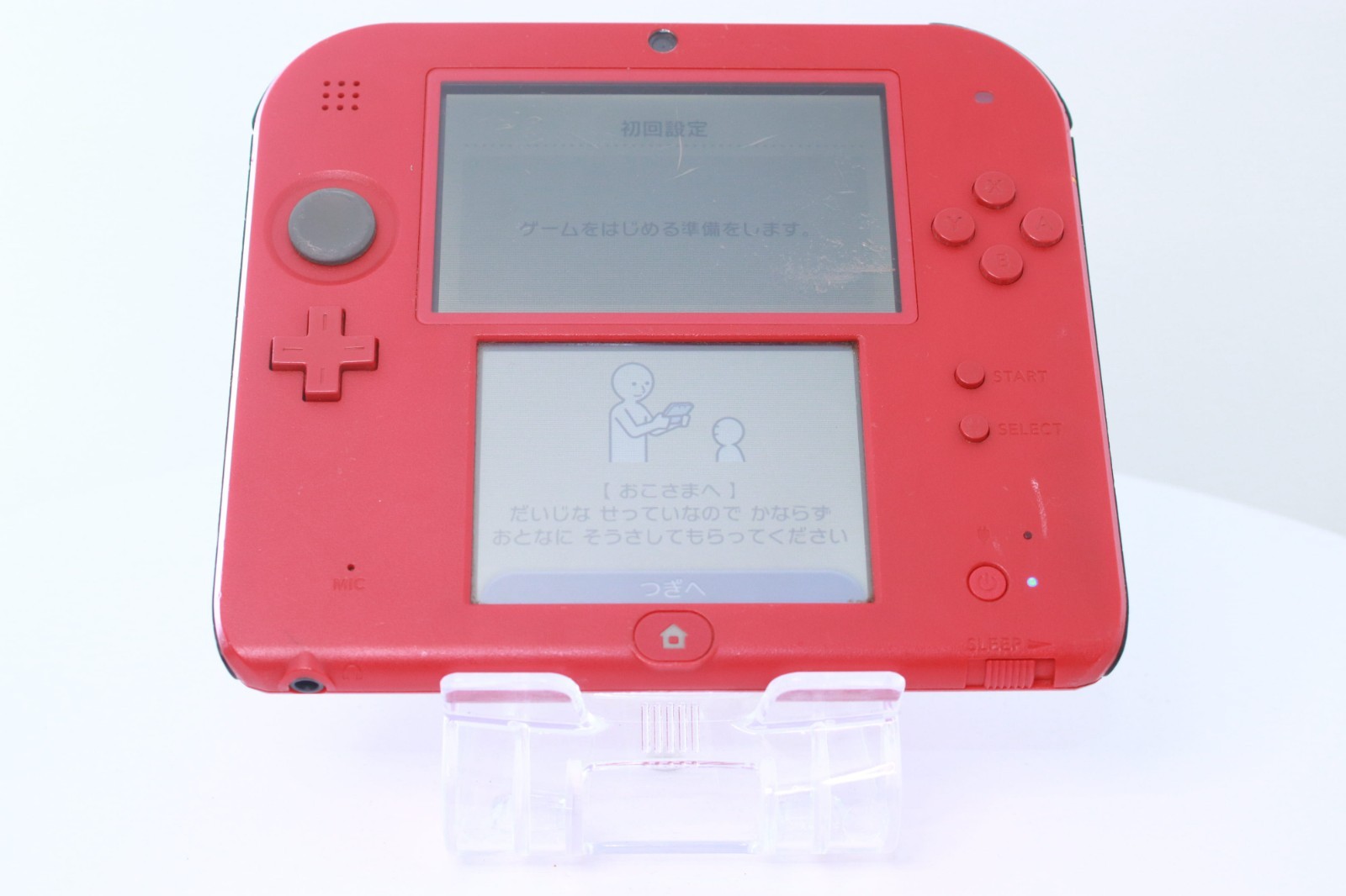 JP Game Nintendo 2DS Red [Rank:B]Region-locked