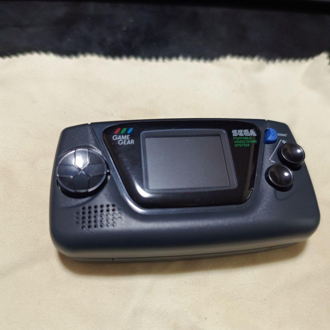 Sega Game Gear Micro Mini Black 4 collection Games Used