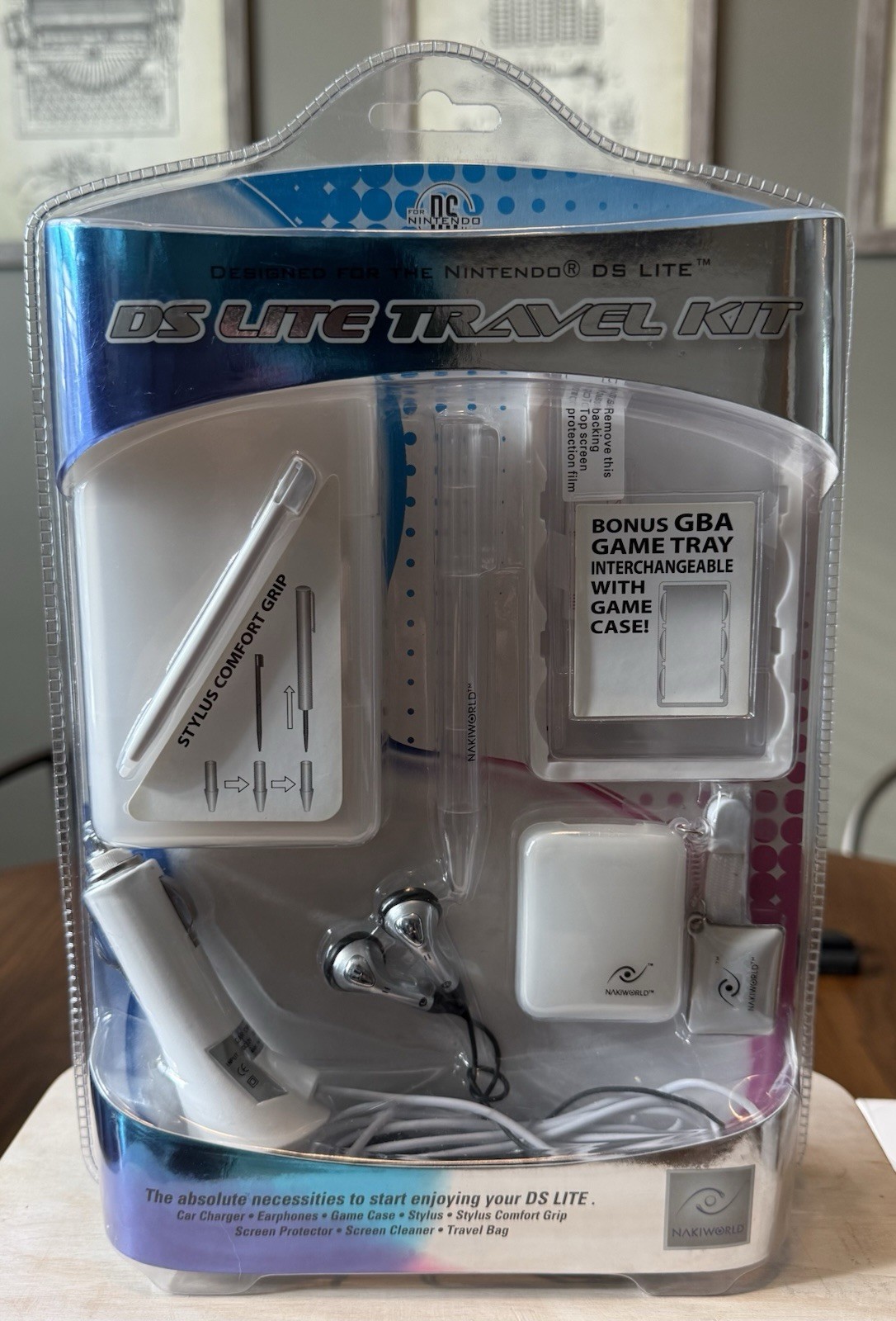 Nintendo DS Lite Handheld System – Polar White – Numbers Matching w/Travel Kit!