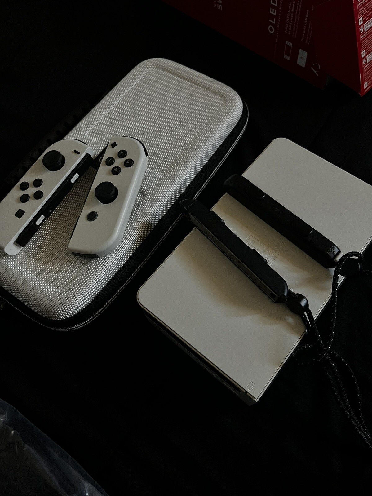 Nintendo Switch OLED Model Console – 64GB – White (Used + 128GB SD CARD + CASE)