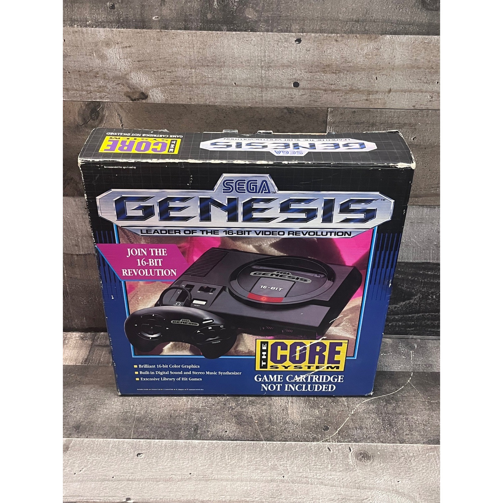 Sega Genesis Core System Model 1 Console High-Definition Graphics in Box TESTED