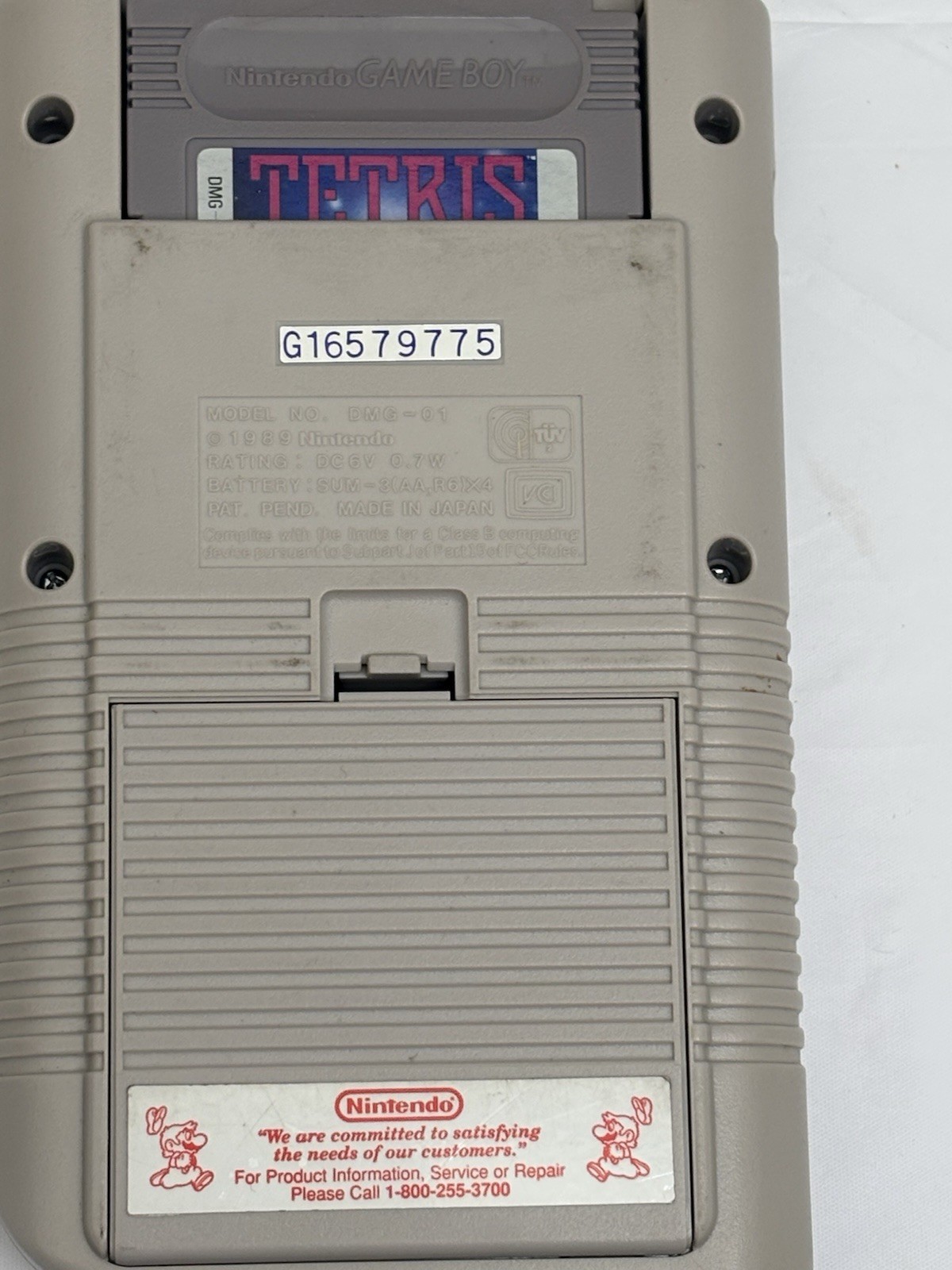 Nintendo Game Boy DMG-01 Console CIB 1989 Tetris Edition GAMEBOY -SEE DESC