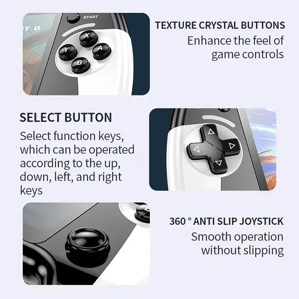 X9 Handheld Game Console 5.5 Inch IPS Screen, Video Games 10000+ Games